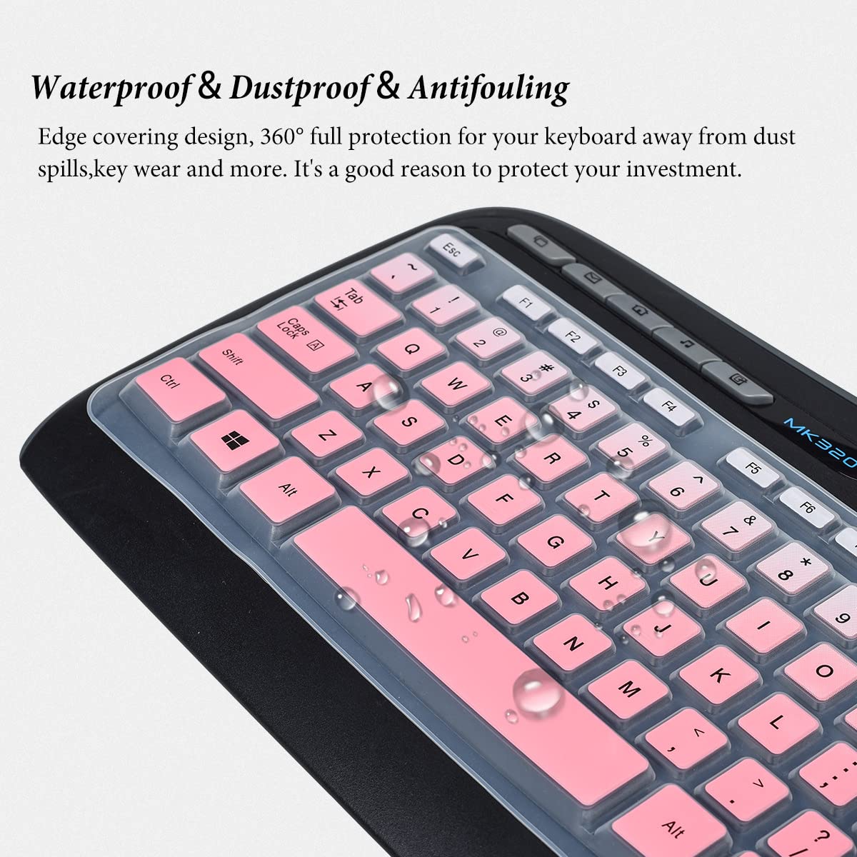 Keyboard Cover For Logitech Mk320 Mk330 K330 Wireless Desktop Keyboard, Logitech Mk320 Yr002/Y R0009 Keyboard Skin Accessories G