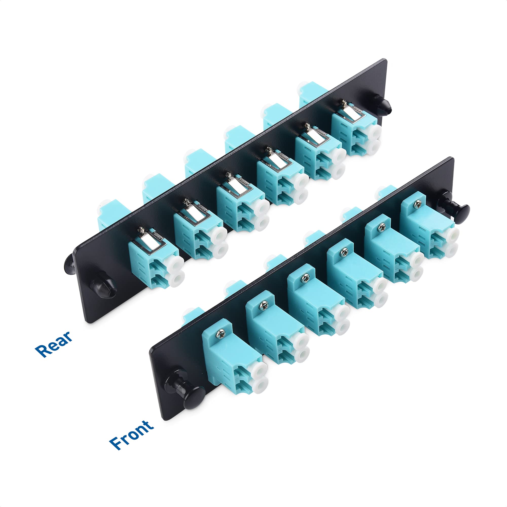 Cable Matters 12 Fibers Om4/Om3 Multimode Patch Panel With 6 X Lc Upc Duplex Fiber Optic Adapters   Lgx Compatible