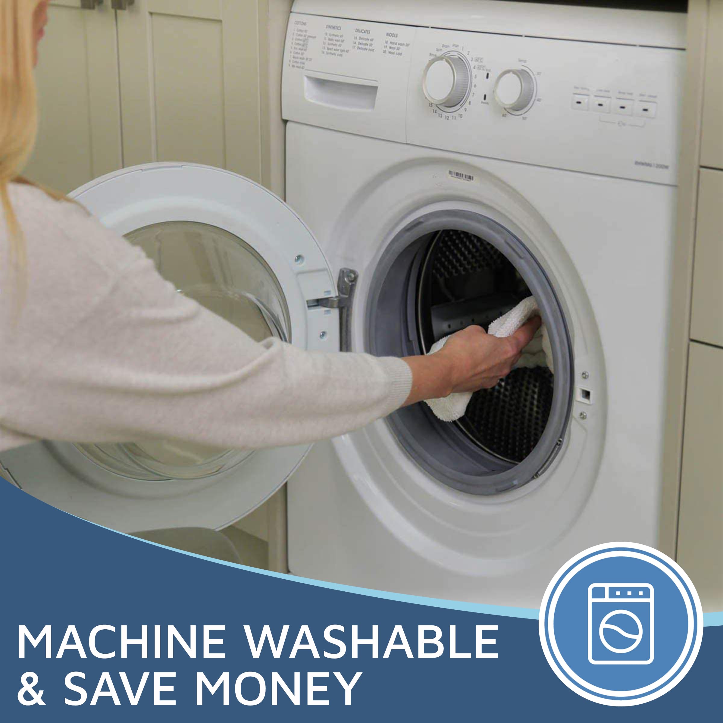 12 Pack Steam Mop Replacement Pad For Pursteam Thermapro 10 In 1 Steam Mop, Washable Reusable Steamer Pads By F Flammi