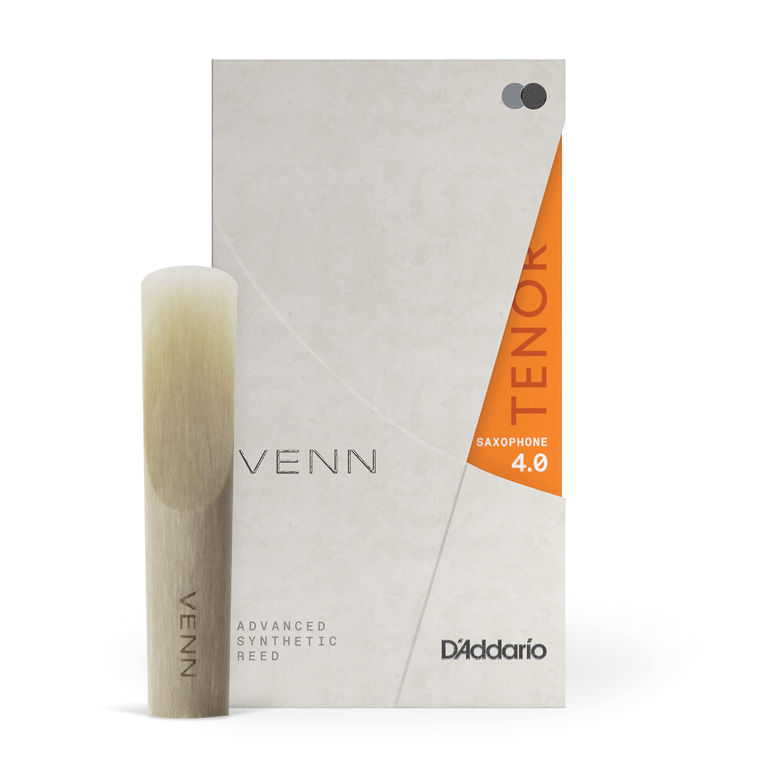 D'Addario Venn G2 Synthetic Tenor Sax Reeds   Tenor Saxophone Reeds With Advanced Synthetic Reed Construction Of Polymer Fibers,