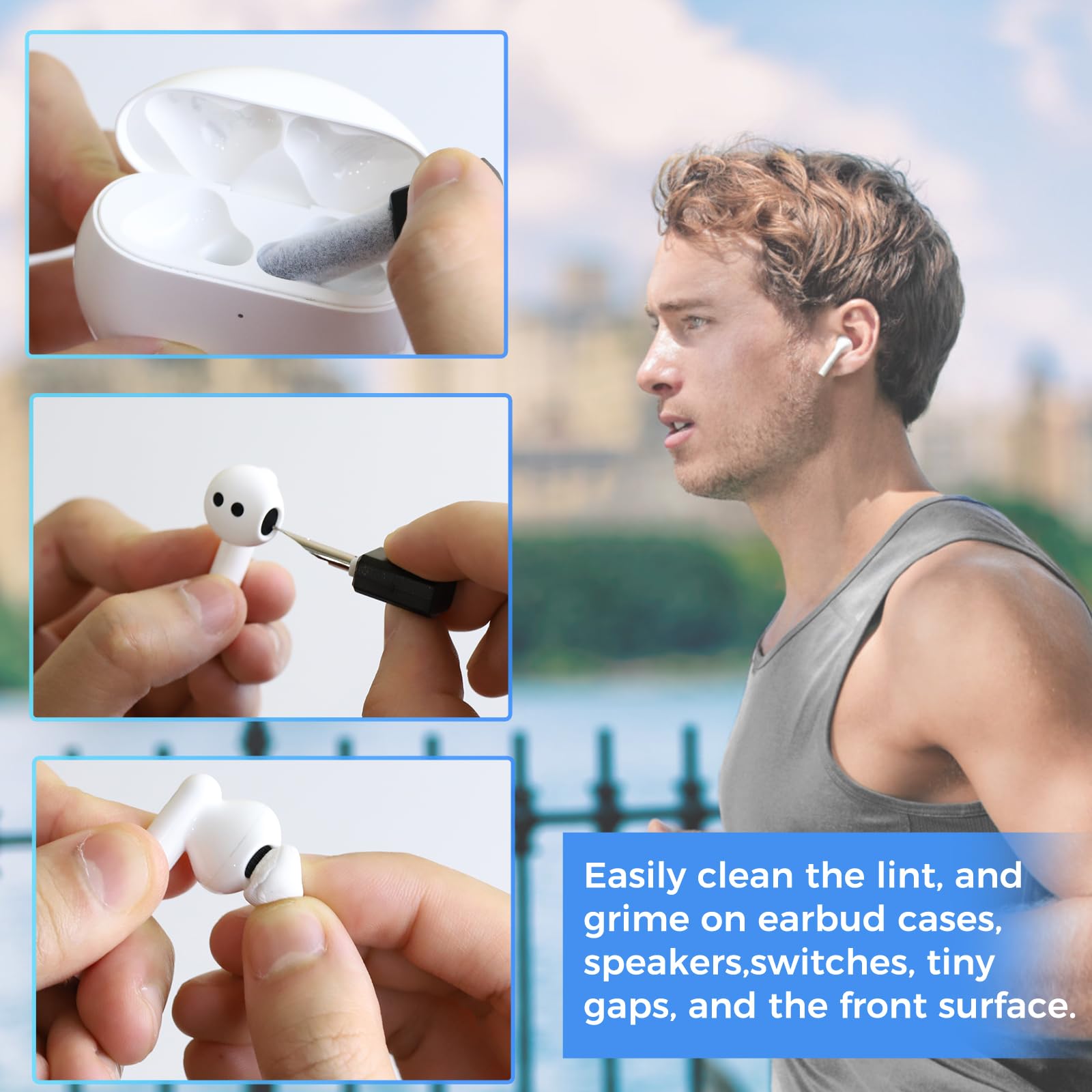 Charging Port Cleaning Tool For Iphone, Jiateums Cleaning Kit For Iphone Cell Phone Airpod, Repair Kit For Phone Laptop Pc Usb C