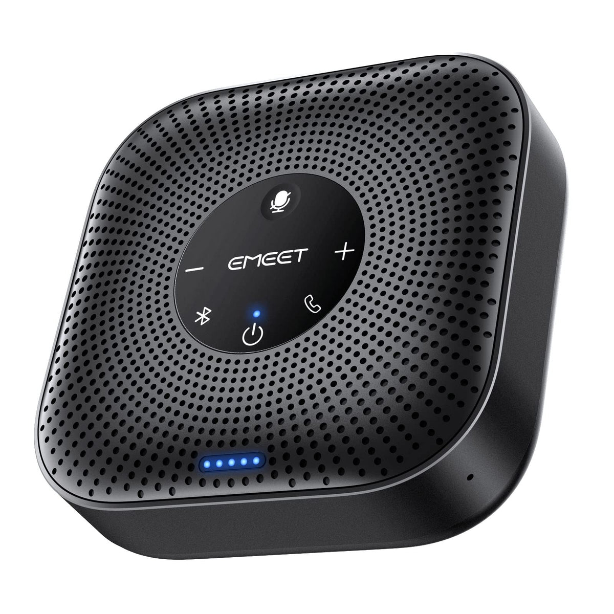 Emeet Conference Speakerphone M0 Plus, 4 Ai Mics 360    Voice Pickup, Noise Reduction, Usb C, Bluetooth Speakerphone For 8 Peopl