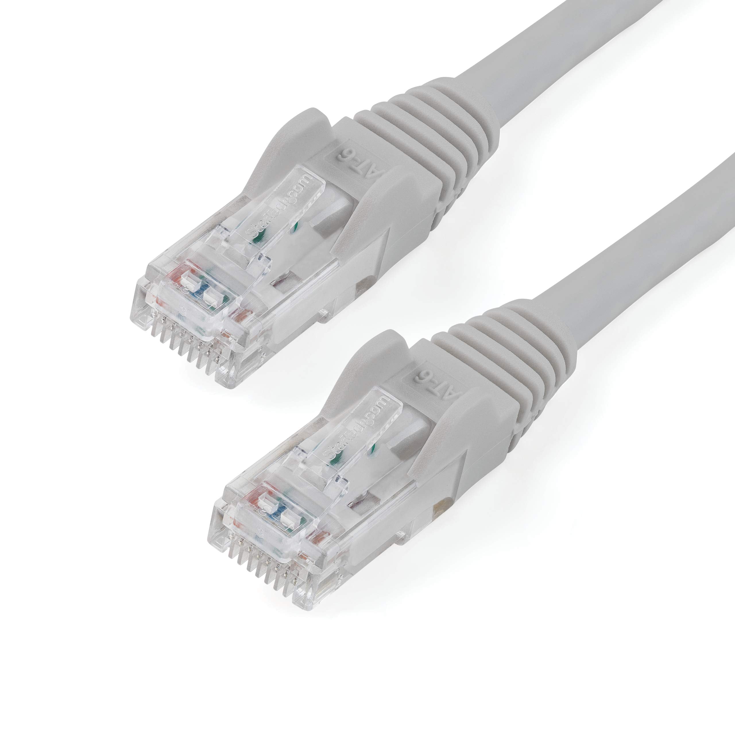 Startech.Com 12Ft Cat6 Ethernet Cable   Gray Cat 6 Gigabit Ethernet Wire  650Mhz 100W Poe Rj45 Utp Network/Patch Cord Snagless W