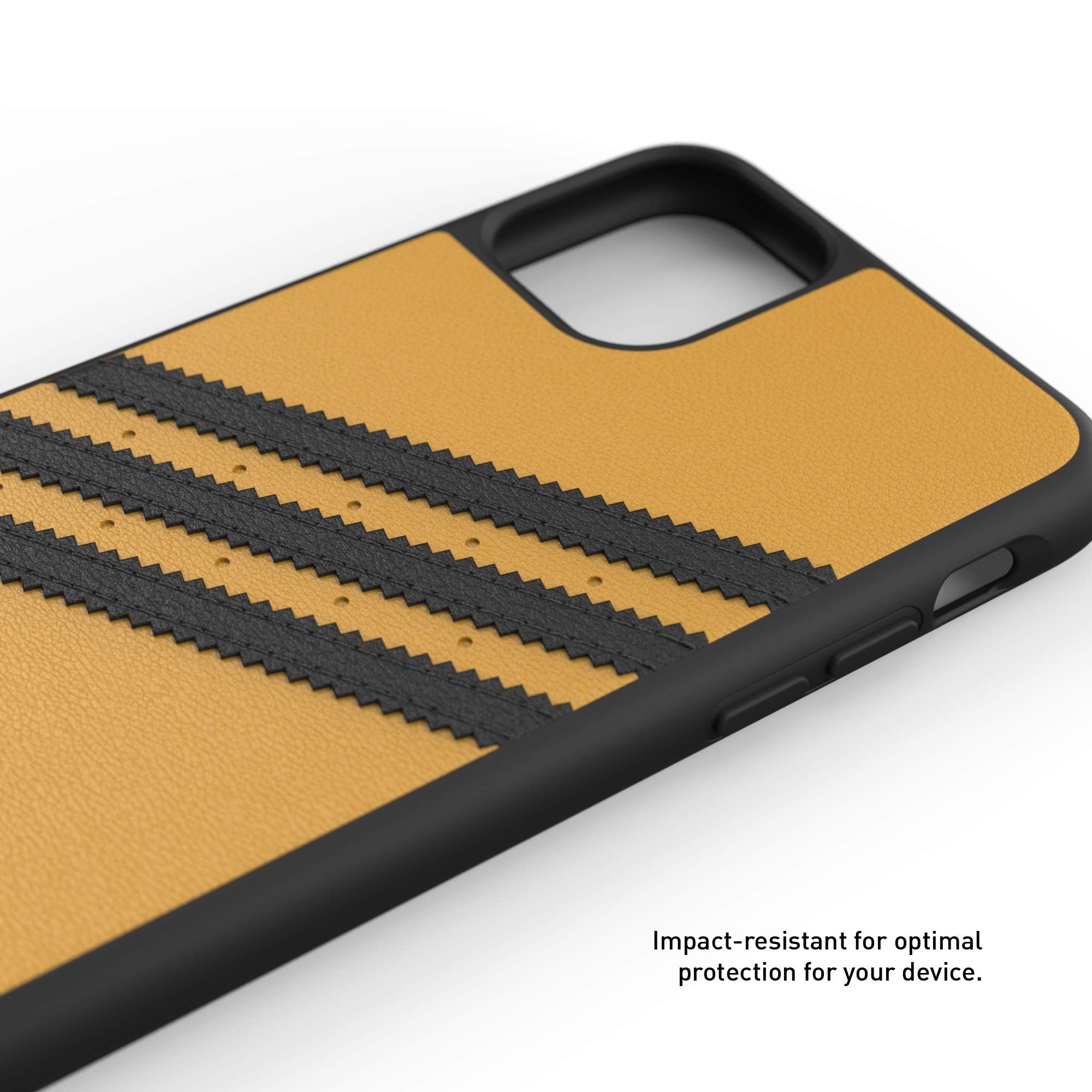 Adidas New Or Moulded Case For Apple Iphone 11 Pro Max   Black Gold