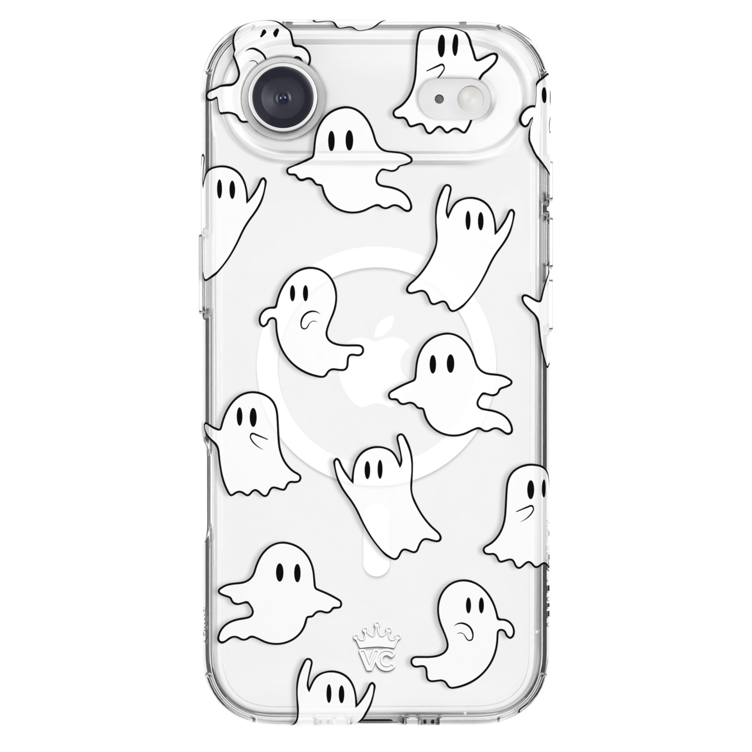 VELVET CAVIAR Case for iPhone 17 Air | Compatible with MagSafe | 10ft Drop Tested | Halloween Cases for Women | Ghosts Clear