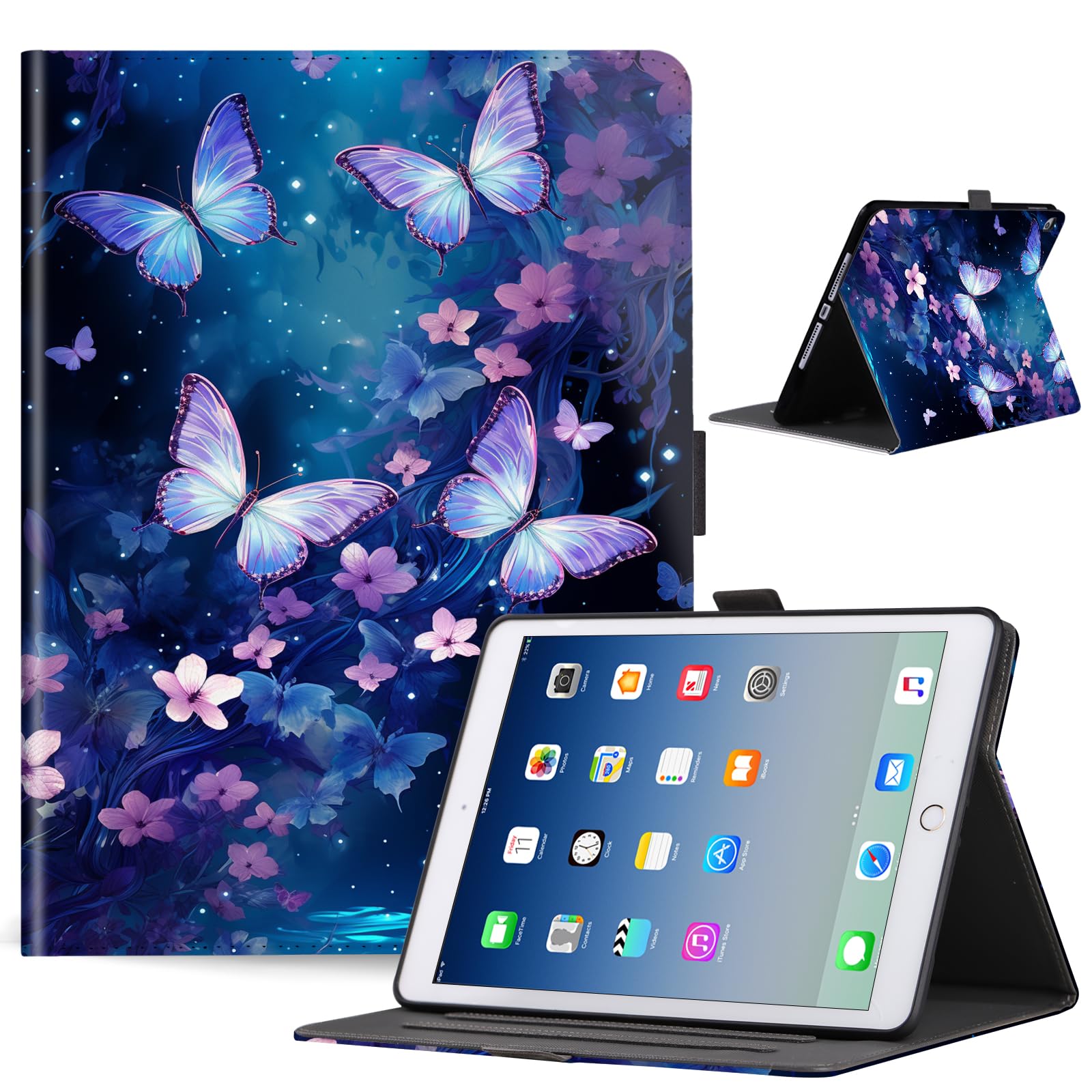 Anpredo Case For Ipad 9.7 Inch 6Th/5Th Generation 2018/2017 With Auto Wake/Sleep, Magnetic Clasp, Protective Smart Folio Cases F