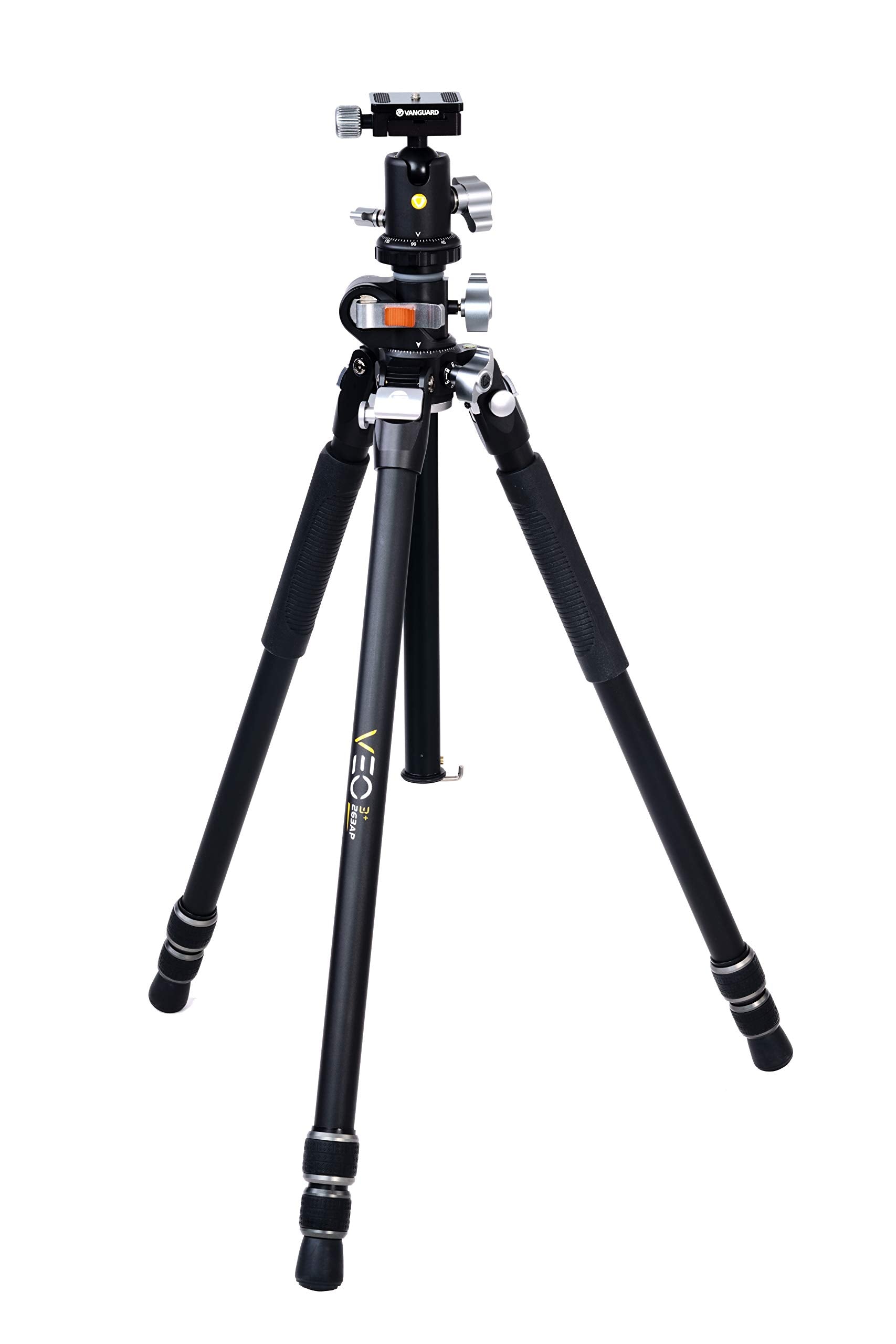 Vanguard Veo3+263Ab Aluminum Tripod With Ball Head With Multi Angle Center Column For Overhead Shots