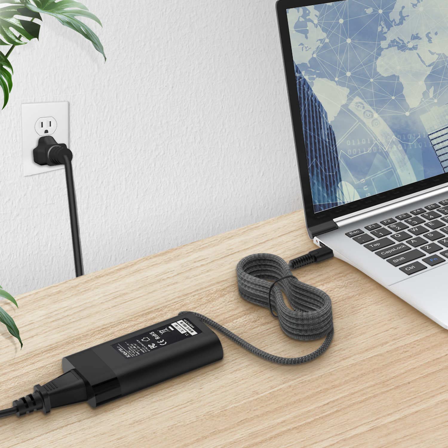 65W Slim Usb C Ac Charger Fit For Hp Spectre X360 Hp Elitebook 840 X360 Hp Probook 430 Hp Elite X2 Hp Chromebook X360 Hp Envy X3