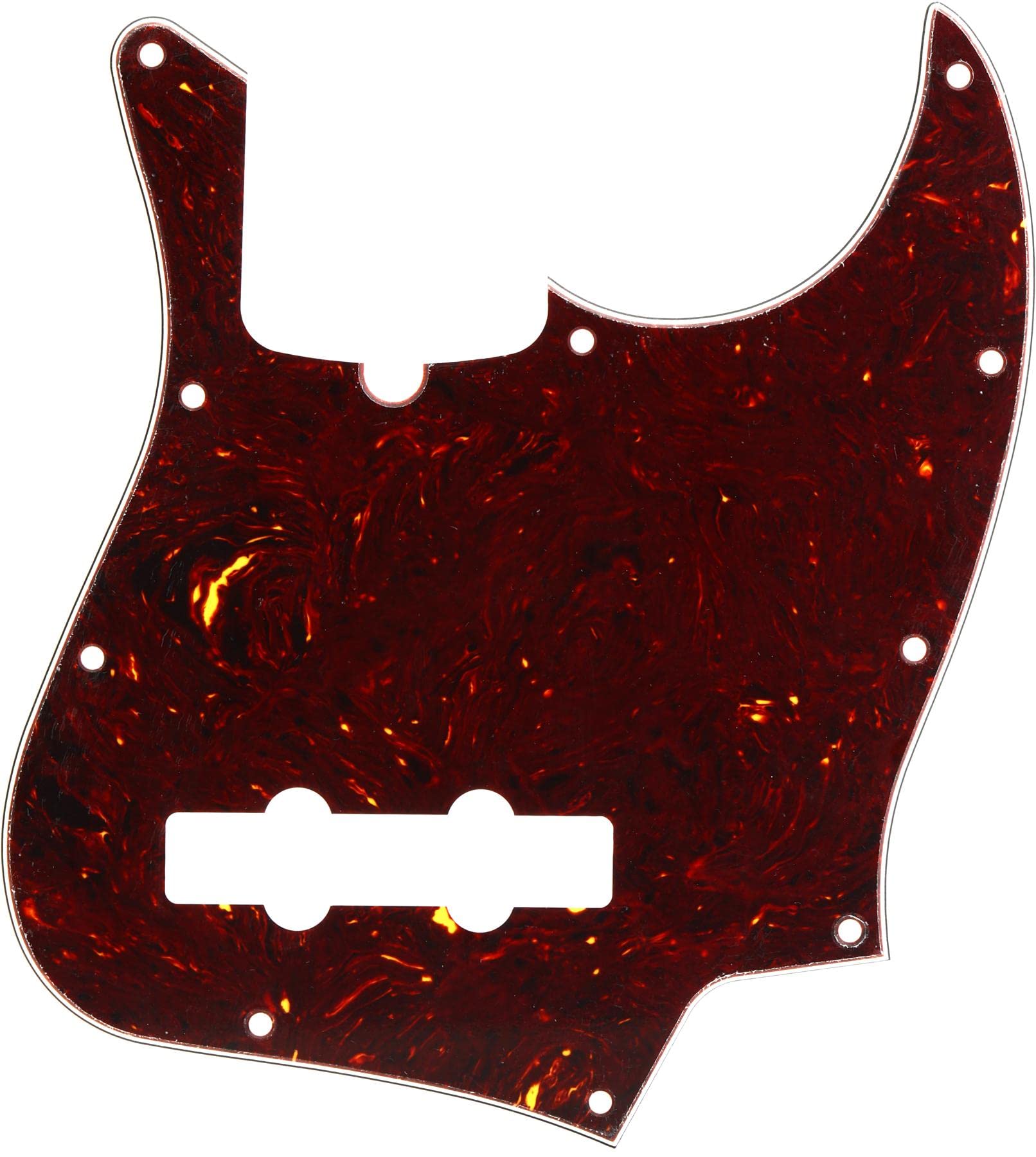 Fender 10-hole Contemporary Jazz Bass Pickguard - Tortoise Shell