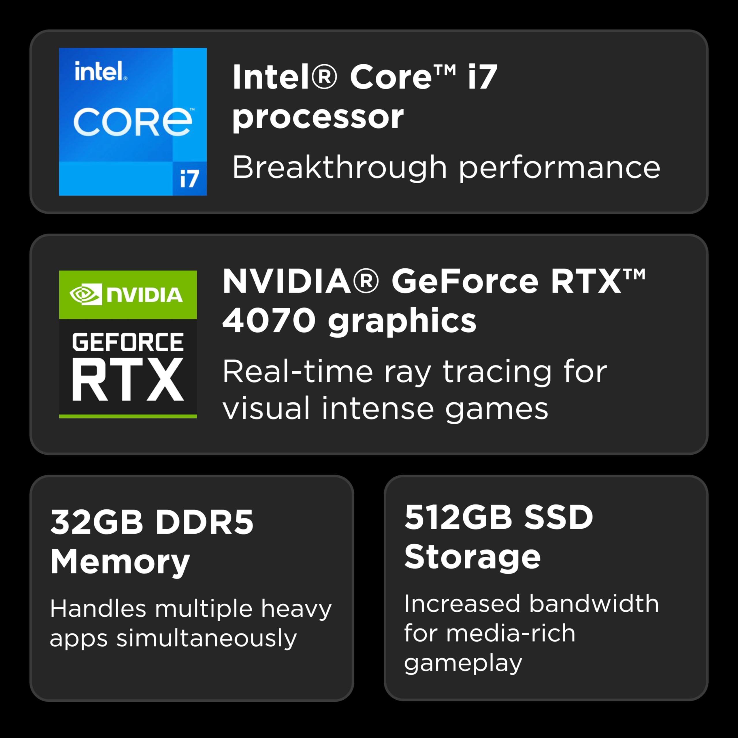 Lenovo Legion 5I Gaming Laptop, Nvidia Geforce Rtx 4070 8G, 16    Wqxga Display, Intel Core I7 14650Hx, 32Gb Ram, 512Gb Ssd, 256