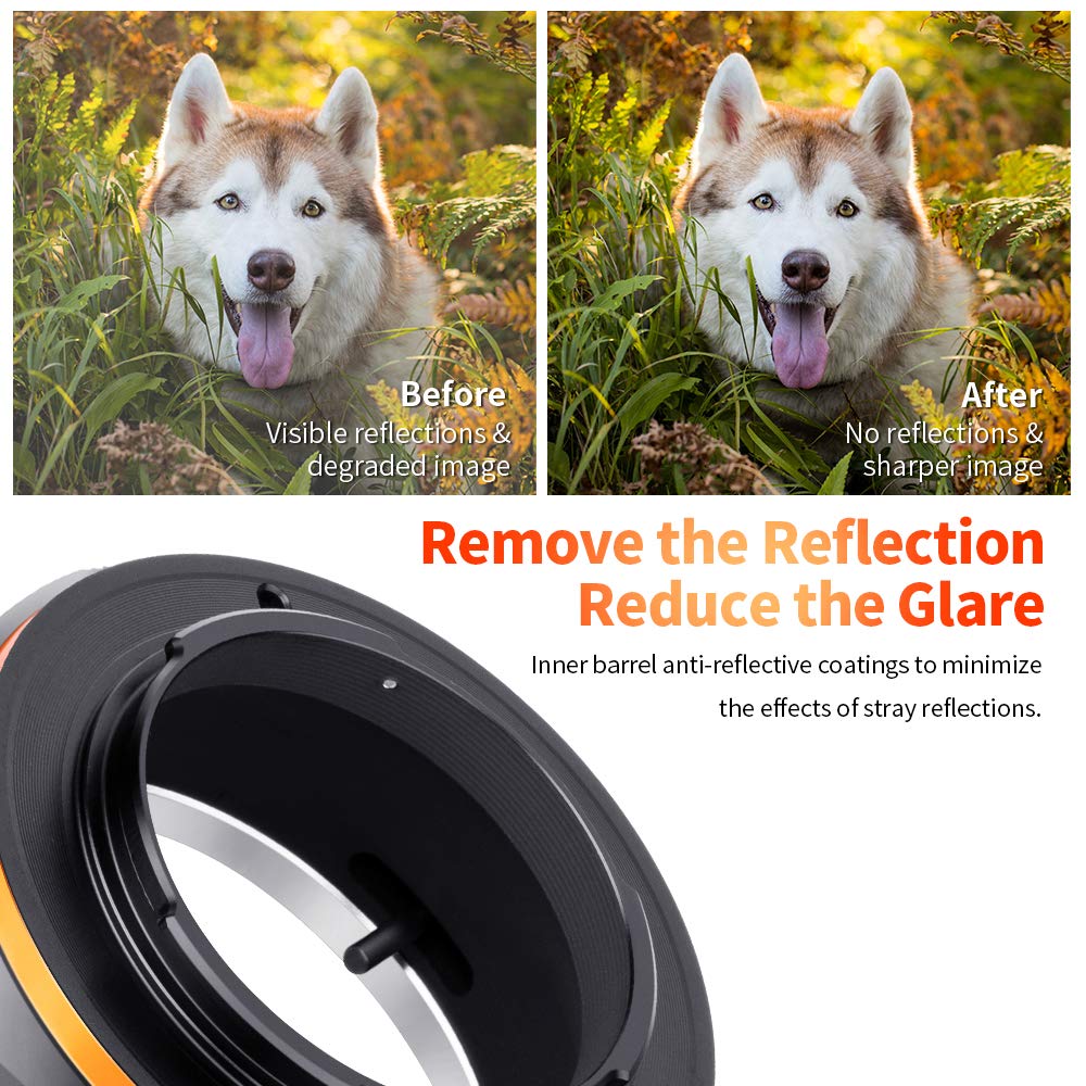K&F Concept Lens Mount Adapter Compatible For Canon Fd Fl Lens To Fujifilm Fuji X Series X Fx Mount Mirrorless Cameras With Matting Varnish Design For Fuji Xt2 Xt20 Xe3 Xt1 X T2