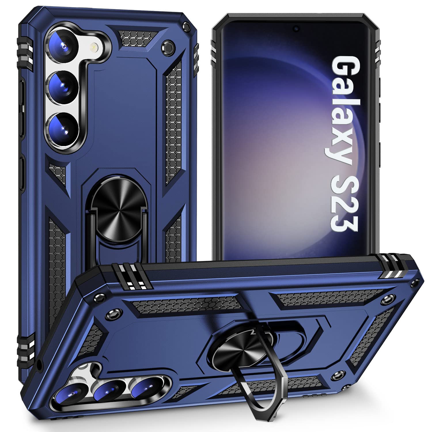 Zoeii S23 Case,S23 5G Case,[Military Grade Anti Drop] Galaxy S23 Case, Flexible Bumper Shockproof Phone,Case For Samsung S23 Cas
