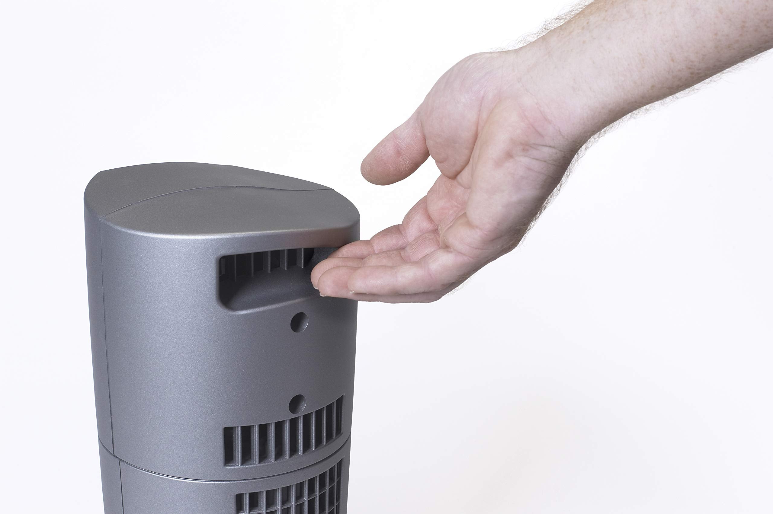 Lasko Platinum Desktop Wind Tower, 3 Speed, Silver (6 Pack) (4910) Household Fans, 6'' Diameter