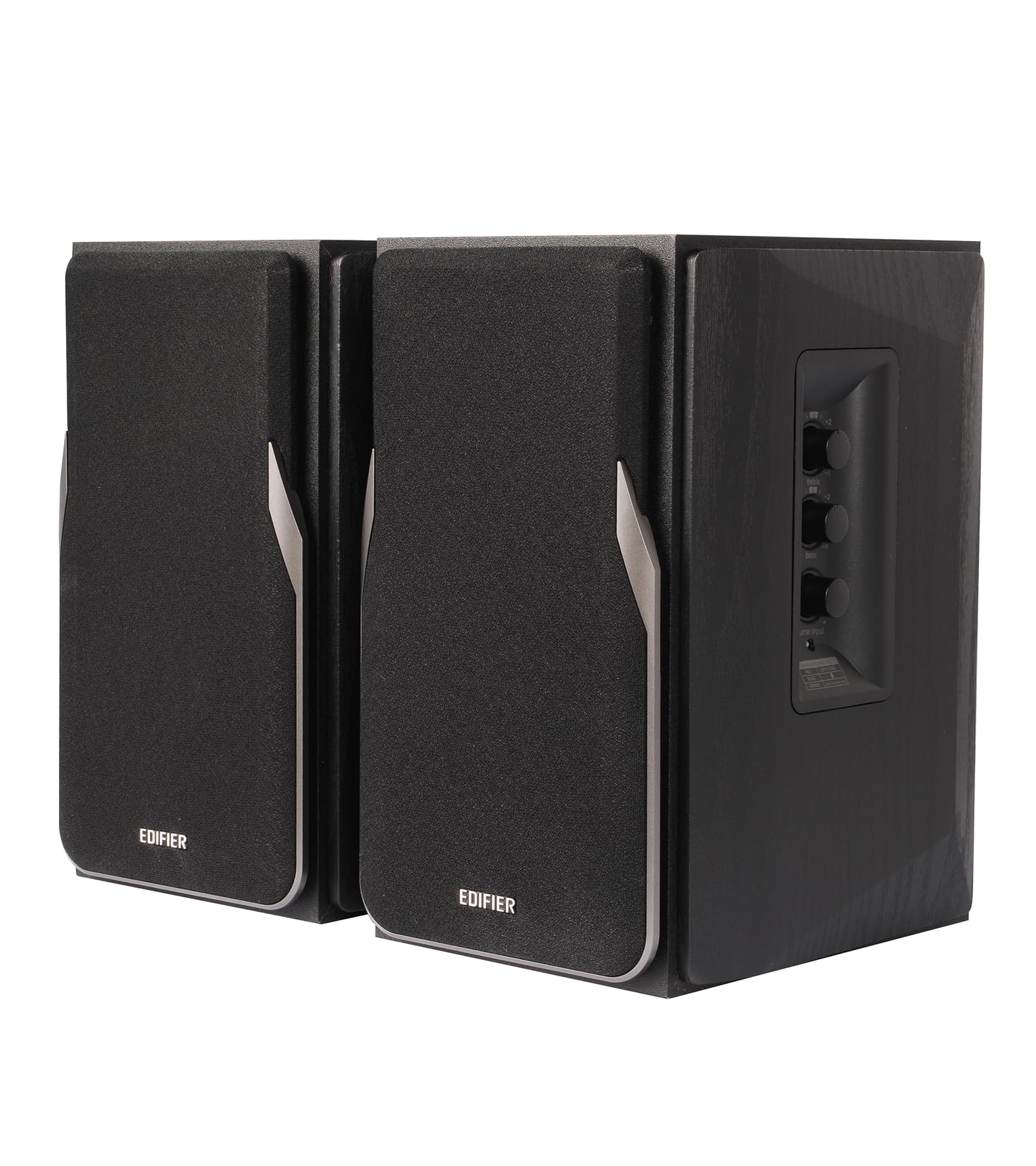 Edifier R1380T Powered Bookshelf Speakers, 2.0 Stereo Active Near Field Monitors, Studio Monitor Speaker, 42 Watts RMS (Black)