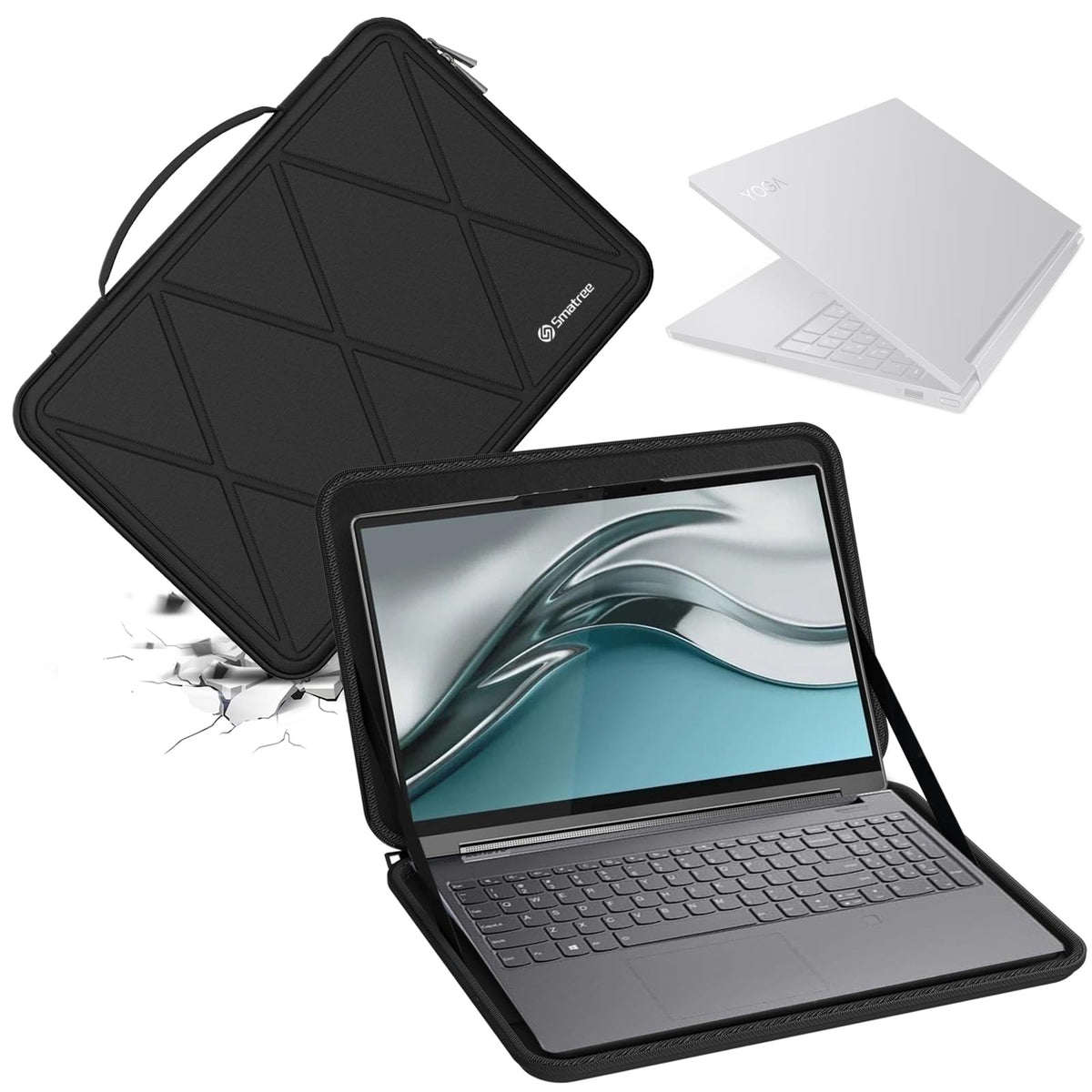 Smatree Hard EVA Protective Sleeve Case for 14 inch Lenovo Yoga 9i Gen 7/8 Laptop, for ThinkPad T14s Gen 4/3, for ThinkPad T14 Gen 4/3, for ThinkPad P14s Gen 5/4 Mobile Workstation Laptop Case (X8256)