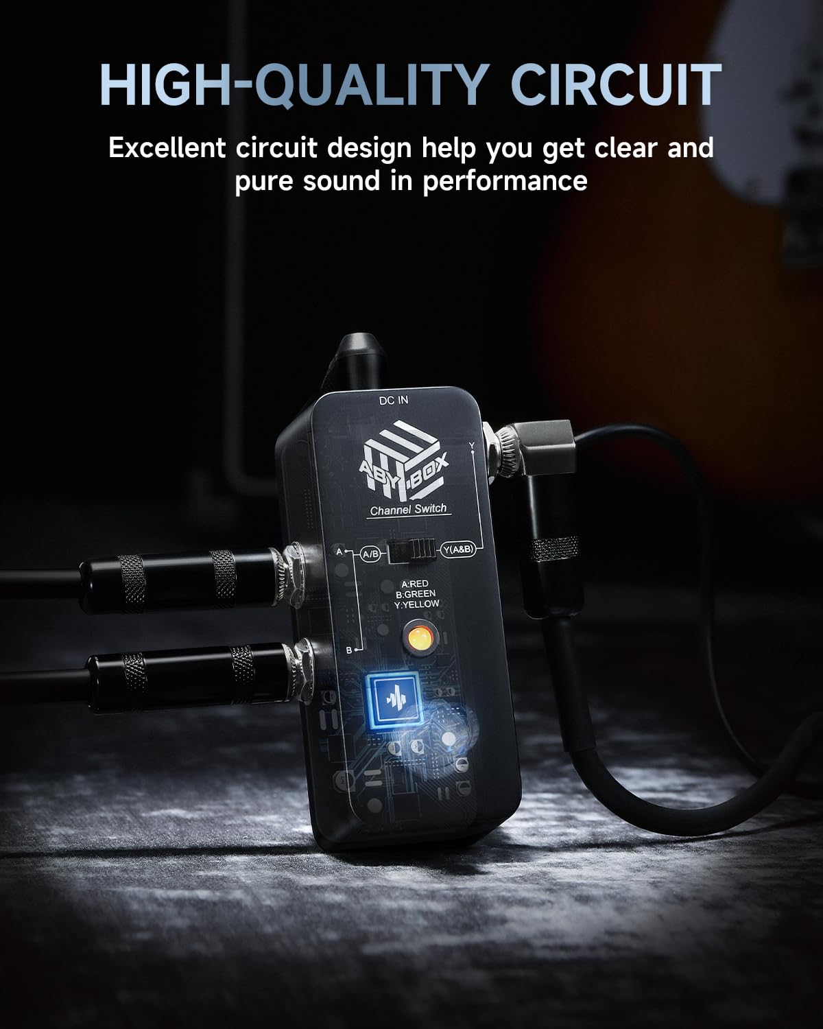 Donner Aby Box Line Selector Ab Switch Mini Guitar Effect Pedal True Bypass