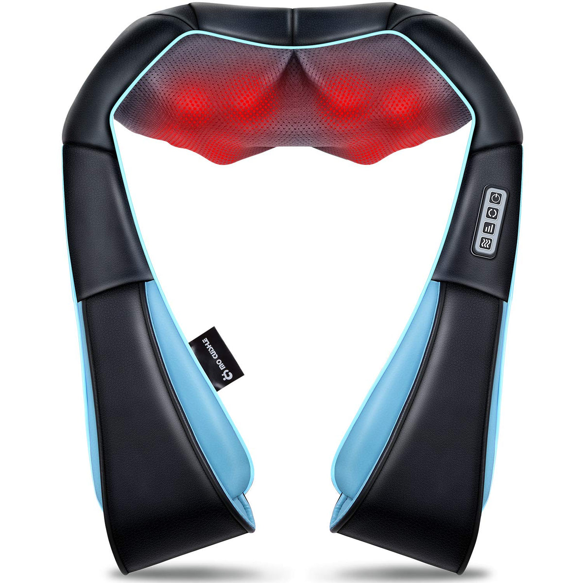 Mocuishle Shiatsu Back Shoulder And Neck Massager With Heat, Electric Deep Tissue 4D Kneading Massage, Best Gifts For Women Men 