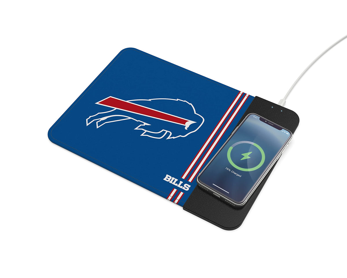 Soar Nfl Wireless Charging Mouse Pad, Buffalo Bills