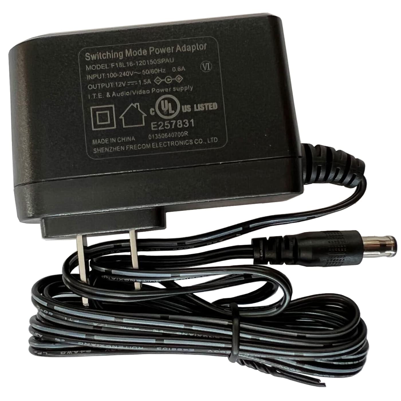 UPBRIGHT 12V 1.5A AC/DC Adapter for Casio WK-6500, WK-6600, PX-7, PX-3BK, Black Power Charger