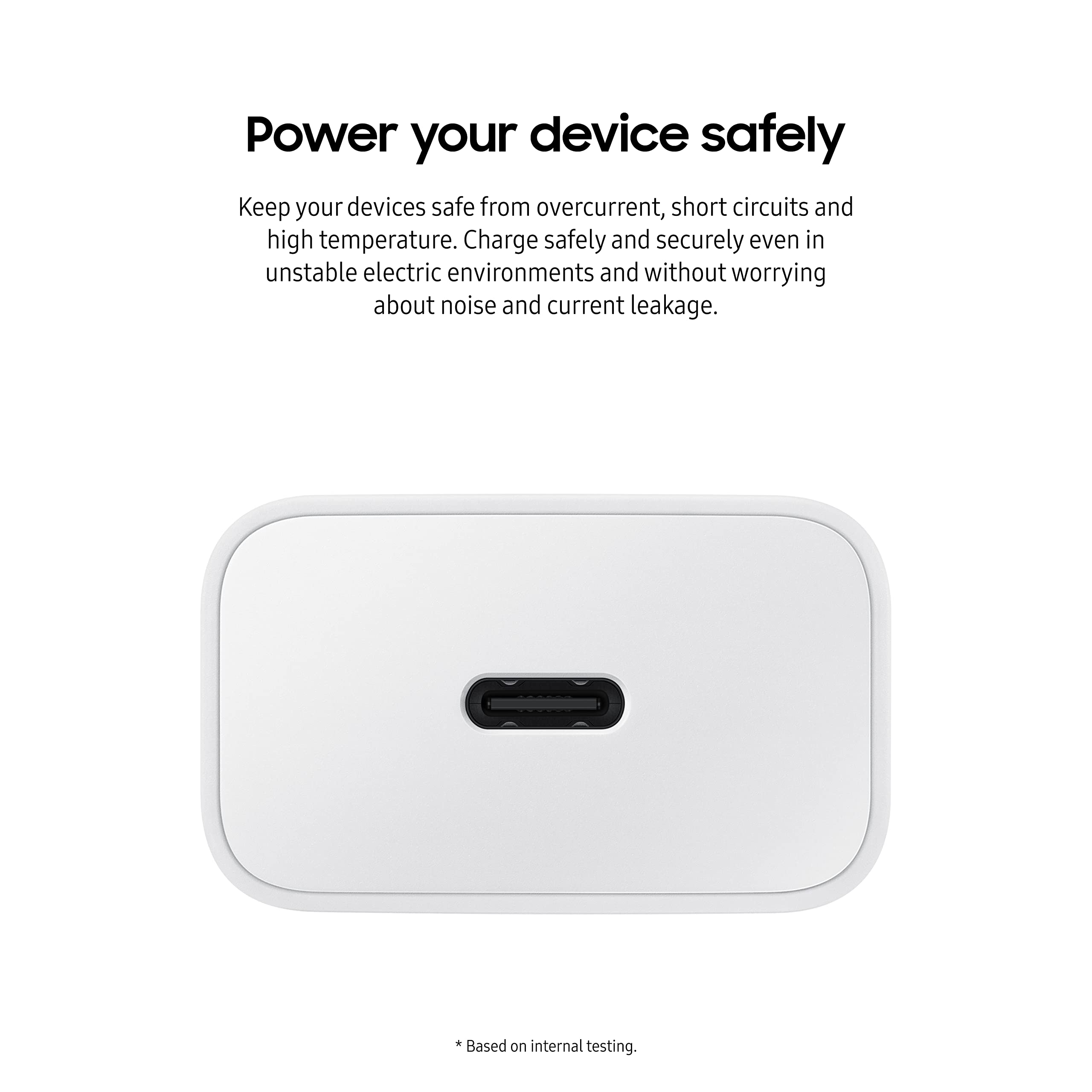 Samsung 15W Wall Charger Type C (Usb-C Cable Included), White