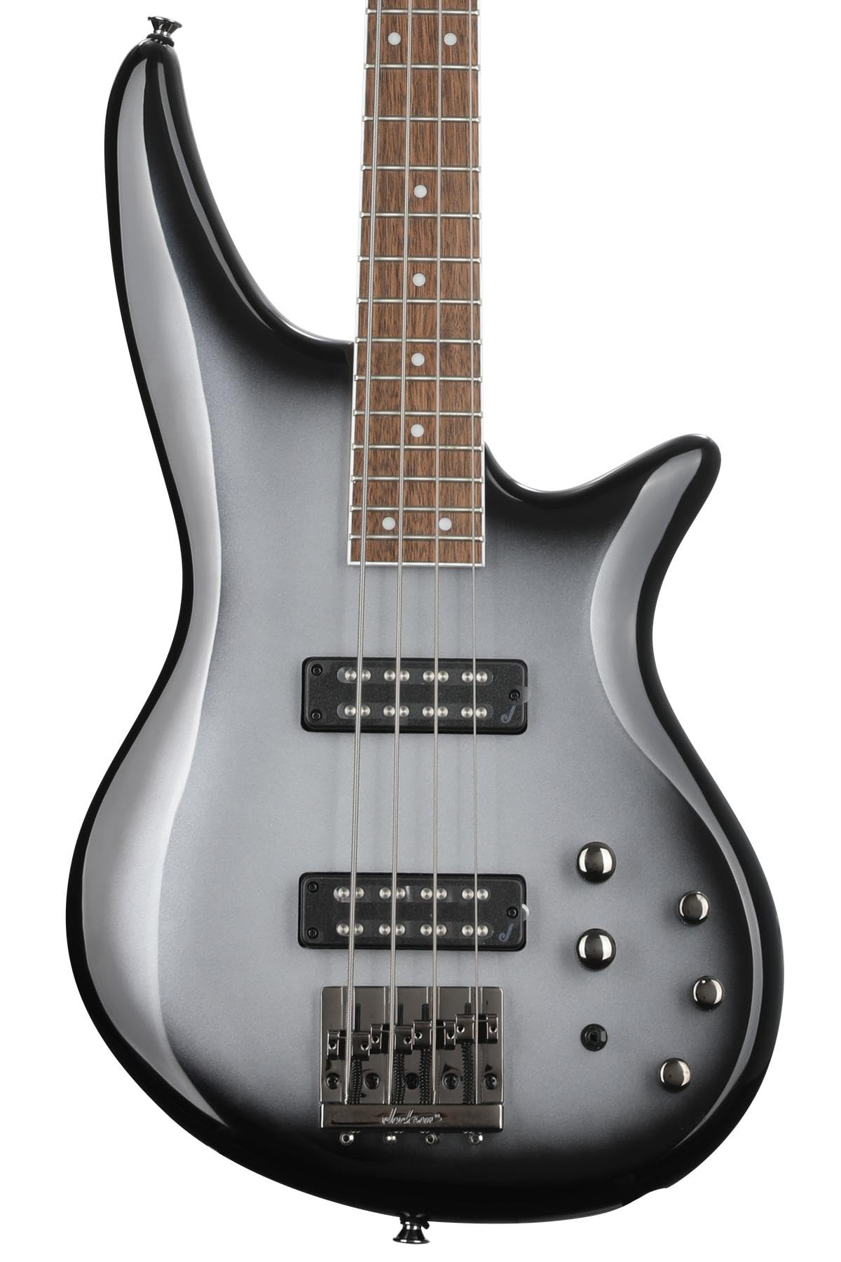 Jackson Js Series Spectra Bass Js3, Silverburst, Laurel Fingerboard