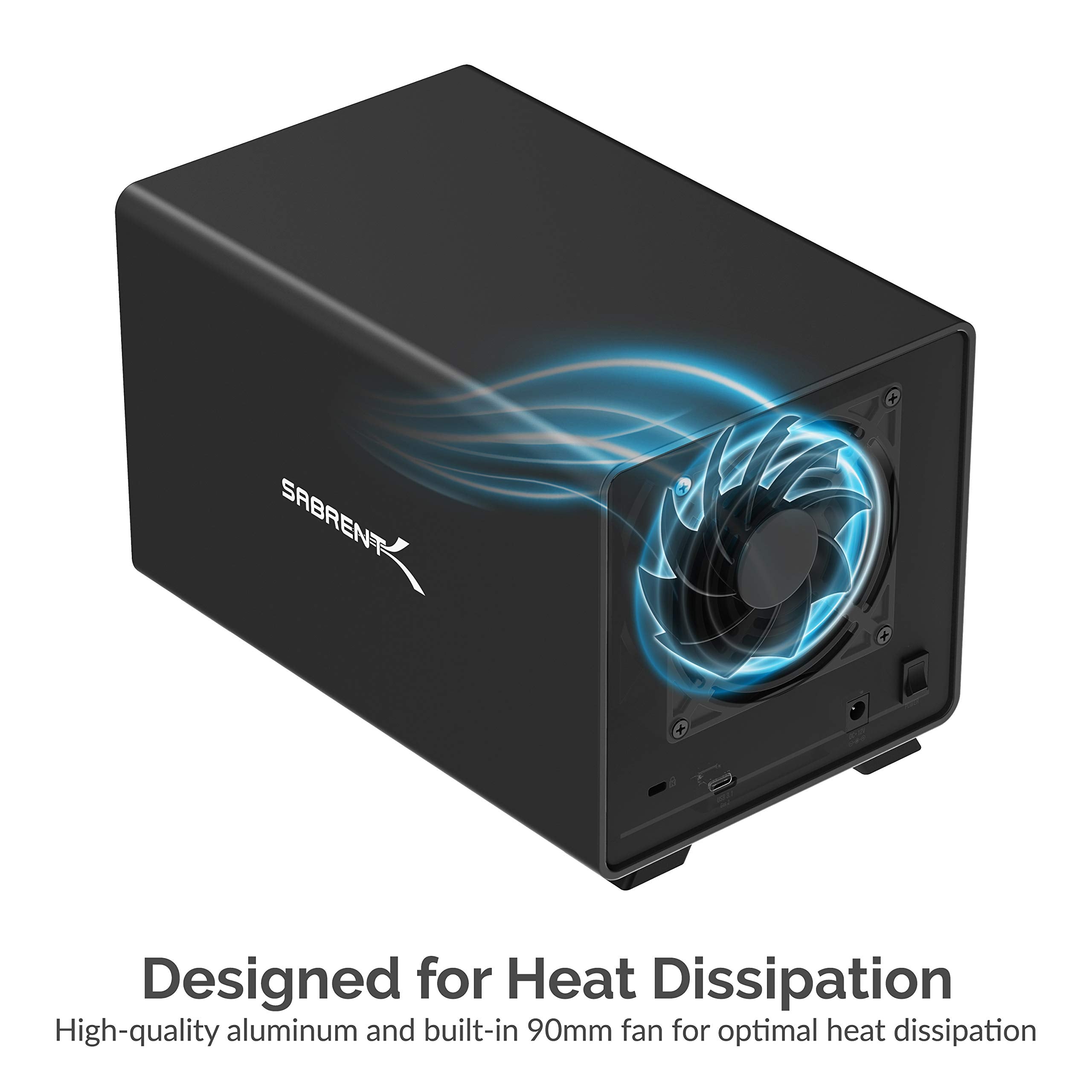 Sabrent Usb 3.2 4 Bay 3.5'' Sata Hard Drive Tray Less Docking Station (Ds Sc4B)