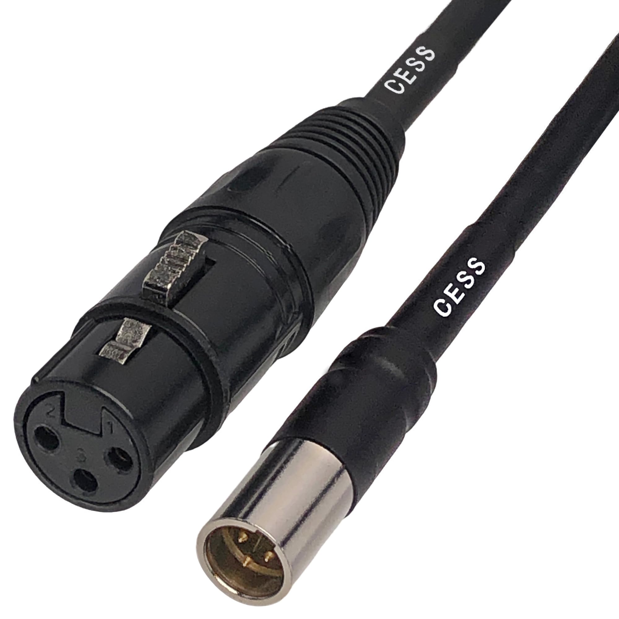 Cess 196 6I Mini Xlr Male To Xlr Female Adapter Cable, 3 Pin Mini Xlr Male To Xlr Female Adapter Cable, For Bmpcc 4K Camera Vide