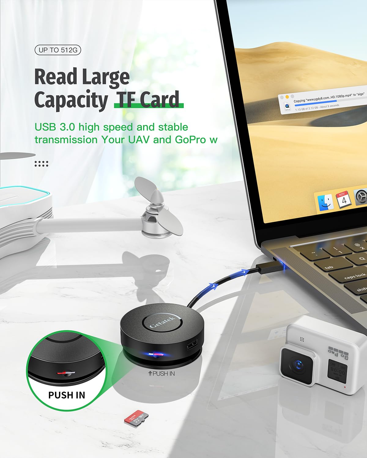 7 Ports Usb C Multiport Adapter, Usb C Laptop Docking Station With 2 4K Hdmi, 100W Pd, Micro Sd Card Reader, 2*Usb 3.0, Gigabit