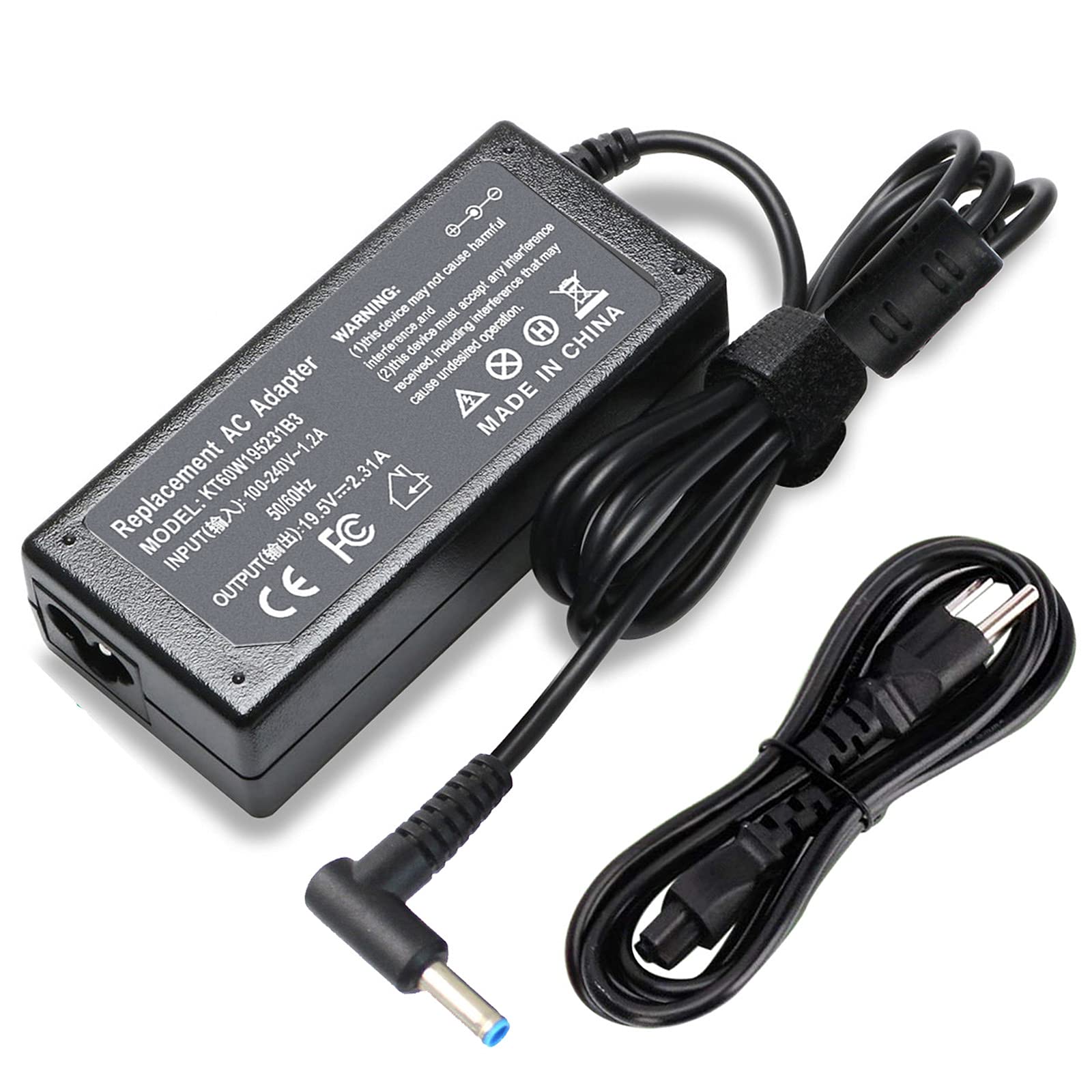 Laptop Charger For Hp Smart Blue Tip Pavilion X360 X2 11 13 15 Elitebook 830 840 850 G3 G4 G5 G6 Probook 450 G5 640 650 G2 Spectre L25296 002 710412 001 741727 001 740015 003 854054 Power Supply Cord