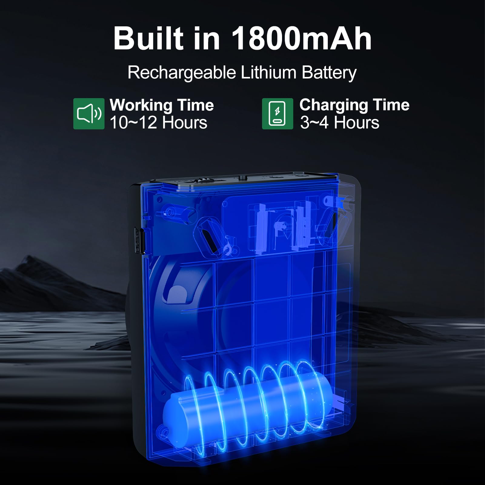 Shidu 18W Portable Voice Amplifier For Teacher, Voice Amplifier With Wireless Lavalier Microphone, Bluetooth Microphone And Spea