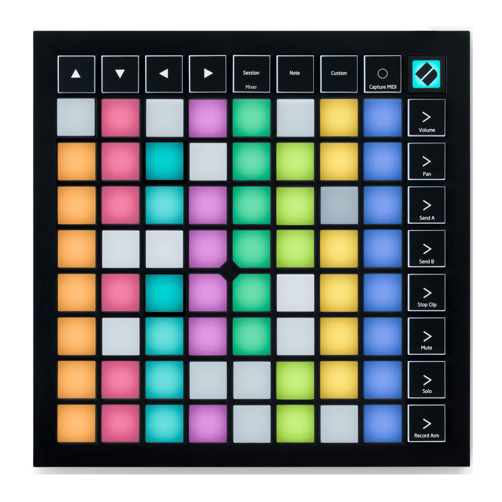 Novation Launchpad X Grid Controller Bundle With Launchpad Case And 3.0 4 Port Usb Hub (3 Items)