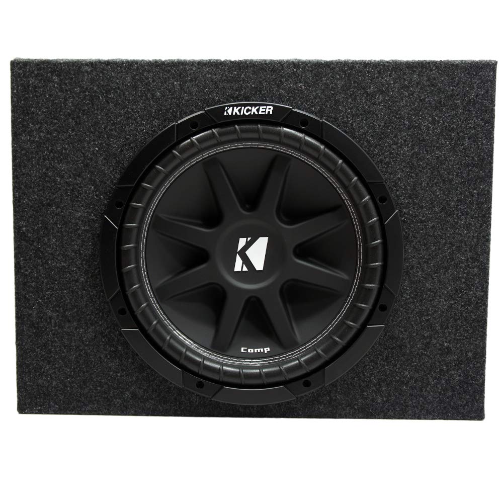 Kicker Comp 12'' Loaded Truck Subwoofer Box Enclosure (10C12 4)