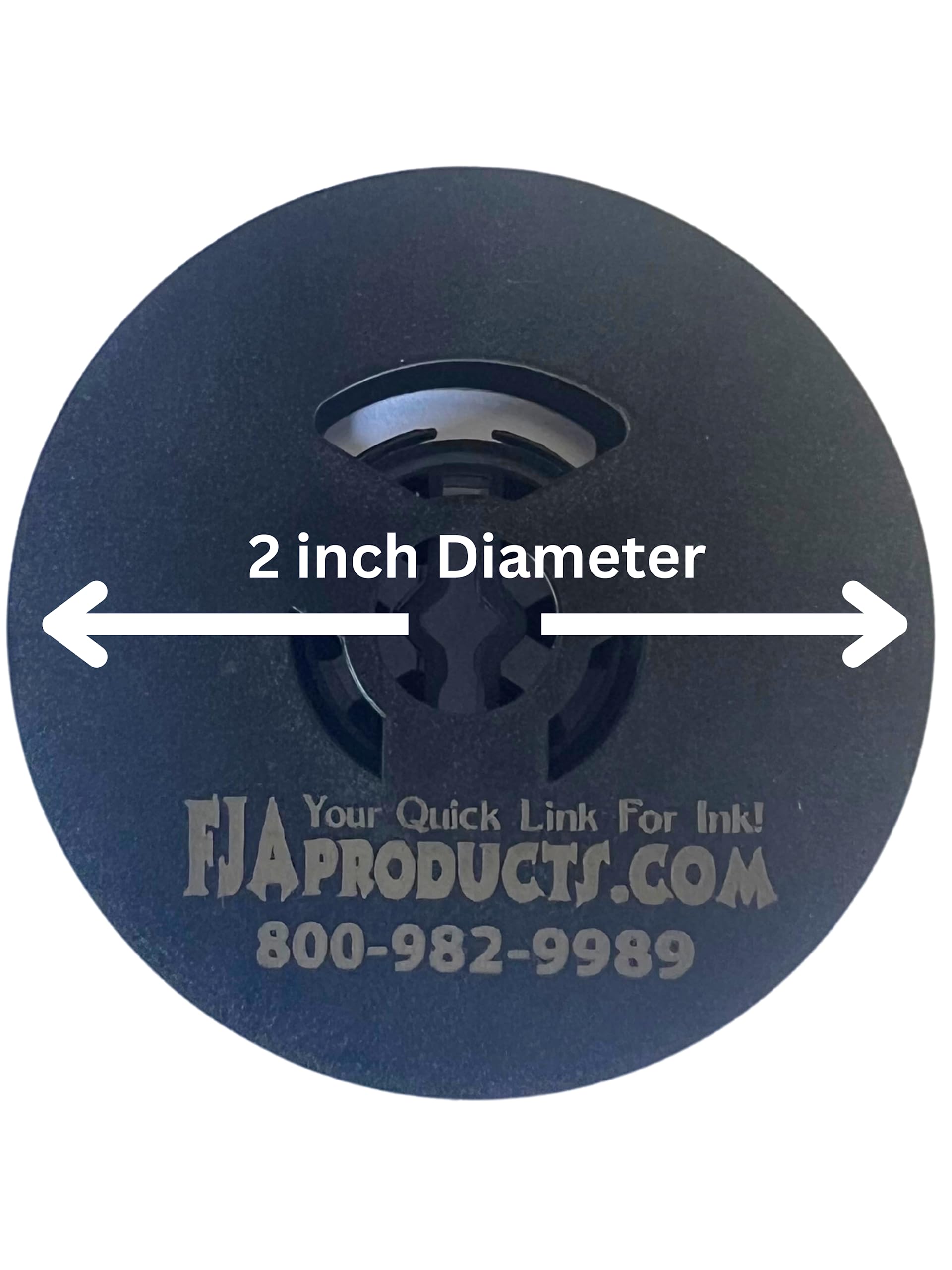 Fja Products Universal Typewriter Ribbon Twin Spool Black 1/2'' Ribbon On 2 Inch Spool With Eyelets. Made In Usa