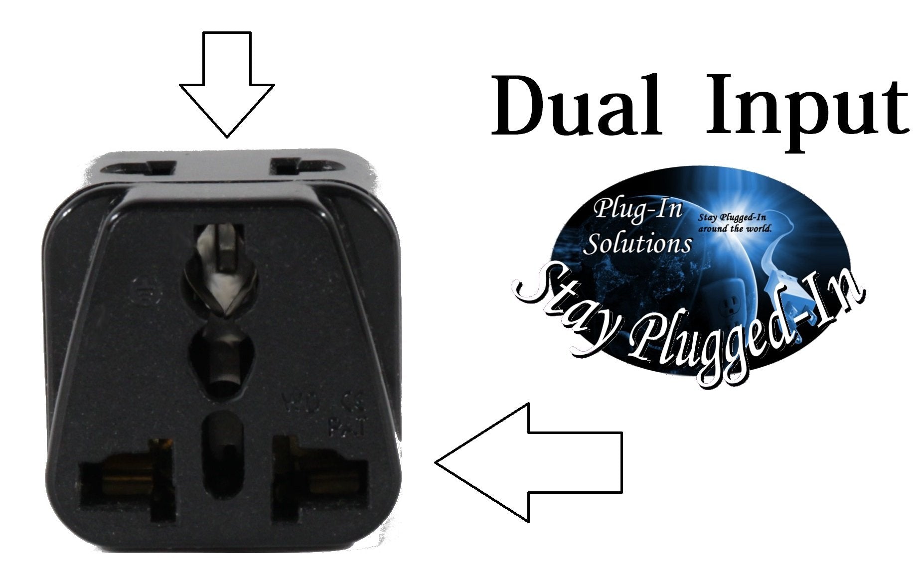 Peru Travel Adapter Plug For Usa/Universal To South America Type A & E (C/F) Ac Power Plugs Pack Of 2
