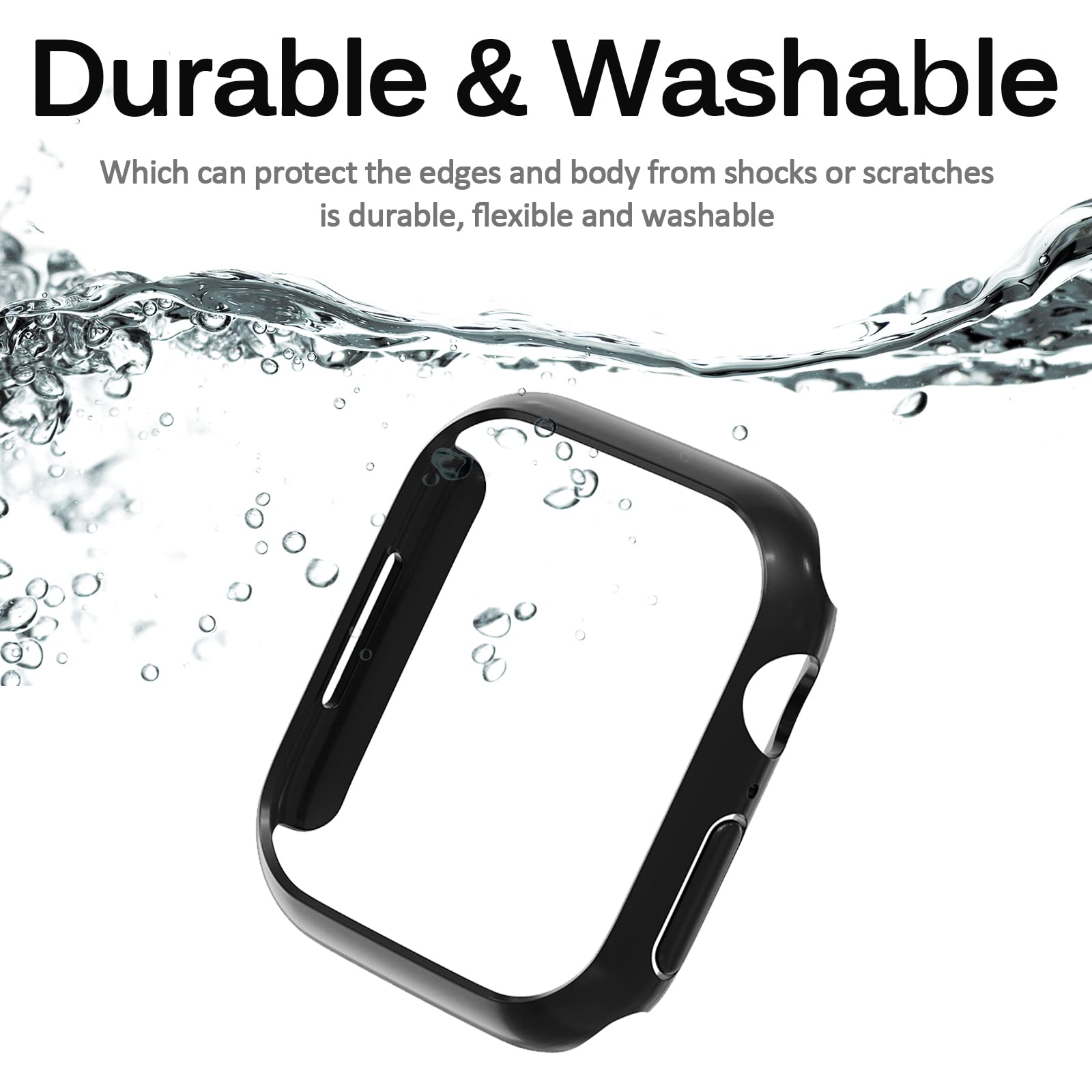 Miimall Compatible Apple Watch 41Mm Case Women Men Pc Hard Bumper Lightweight Shockproof Protector Case Cover For Apple Watch 41