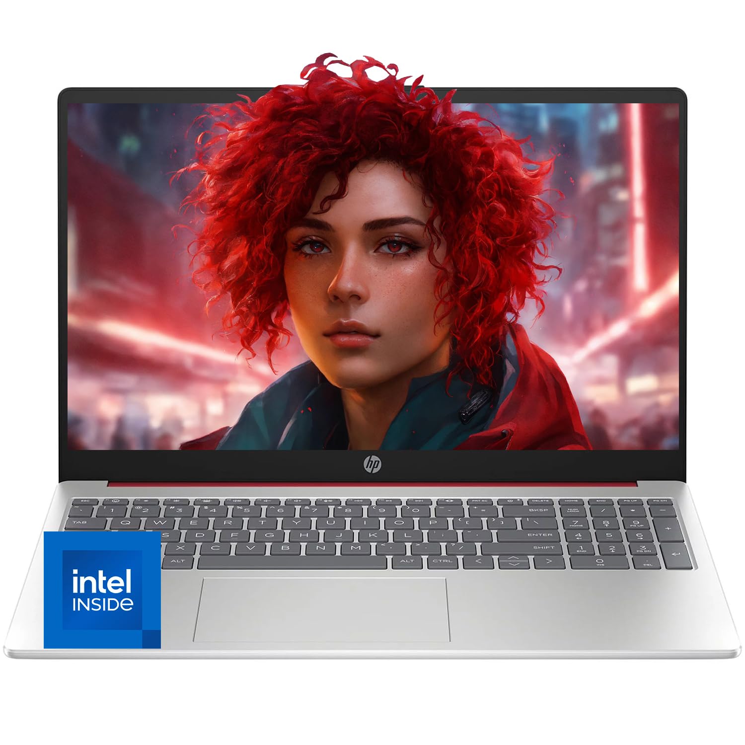 Hp Newest Essential 15.6'' Laptop, Intel N200 4 Core Processor, 16Gb Ram, 256Gb Storage (128Gb Ssd+128Gb Wowpc Usb), Wifi 6 & Bl