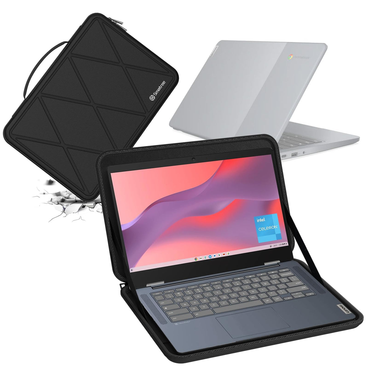 Smatree Hard EVA Protective and Waterproof Sleeve Bag and Case for 14 inch Lenovo V14 Gen 2/IdeaPad Slim 3i, IdeaPad 3 Laptop, IdeaPad 1i/1 Gen 7, IdeaPad 3i Gen 6, ThinkPad C14 Chromebook Bag (X8243)