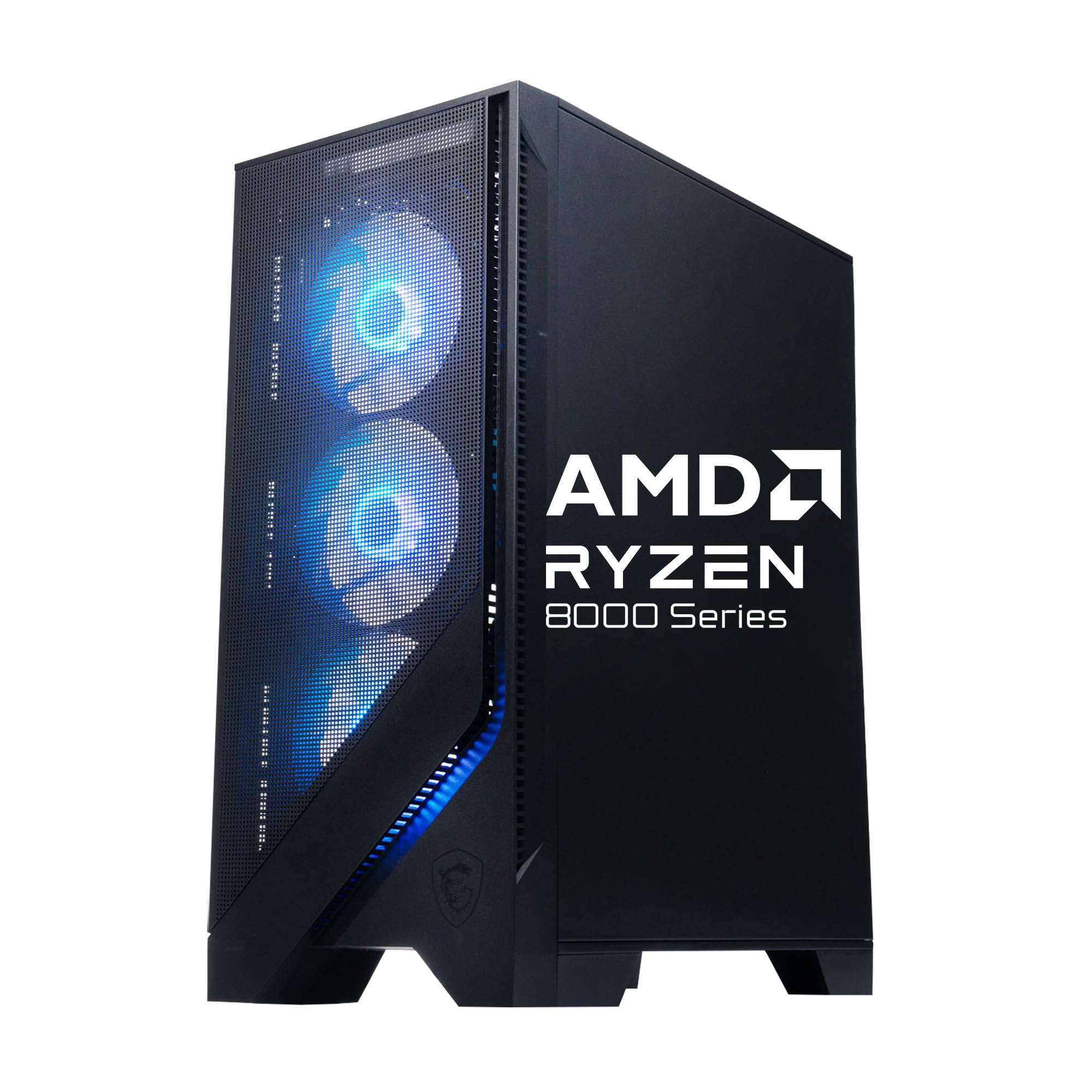 msi Codex Z2 Gaming Desktop: AMD Ryzen R7-8700F, NVIDIA GeForce RTX 5060Ti, 16GB DDR5, 1TB M.2 NVMe SSD, USB Type-C, VR-Ready, W