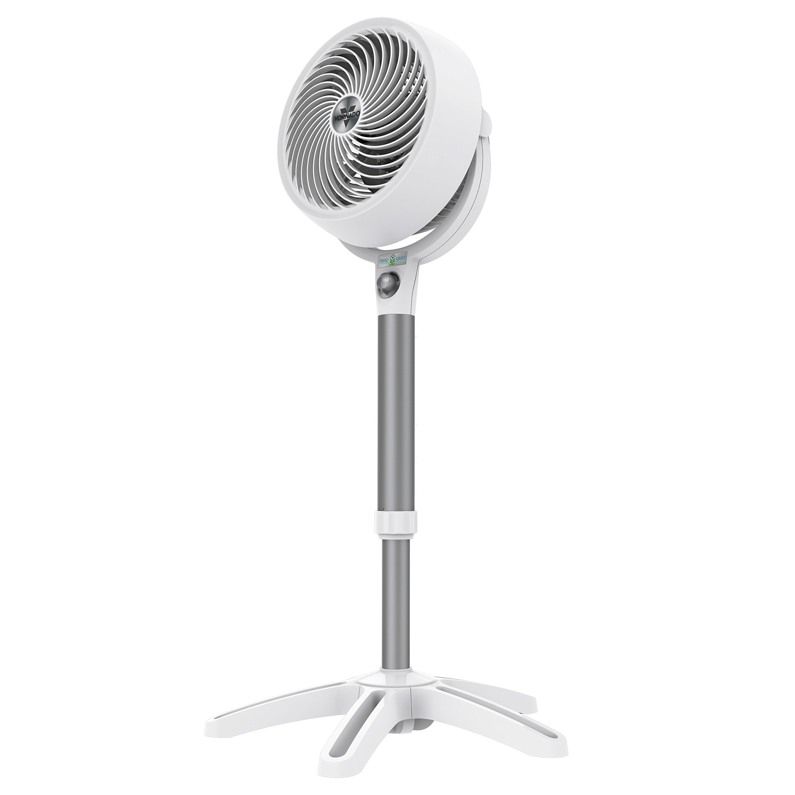 Vornado 683Dc Energy Smart Medium Pedestal Air Circulator Fan With Variable Speed Control,White