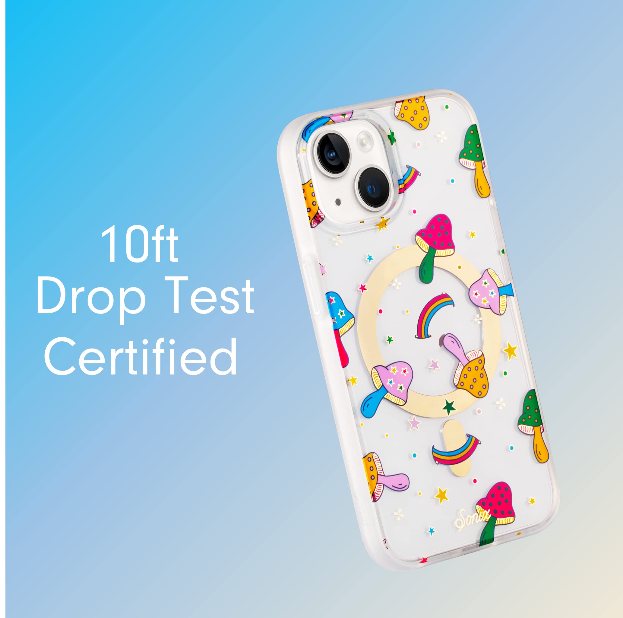 Sonix Case For Iphone 14 Plus | Compatible With Magsafe | 10Ft Drop Tested | Mushrooms