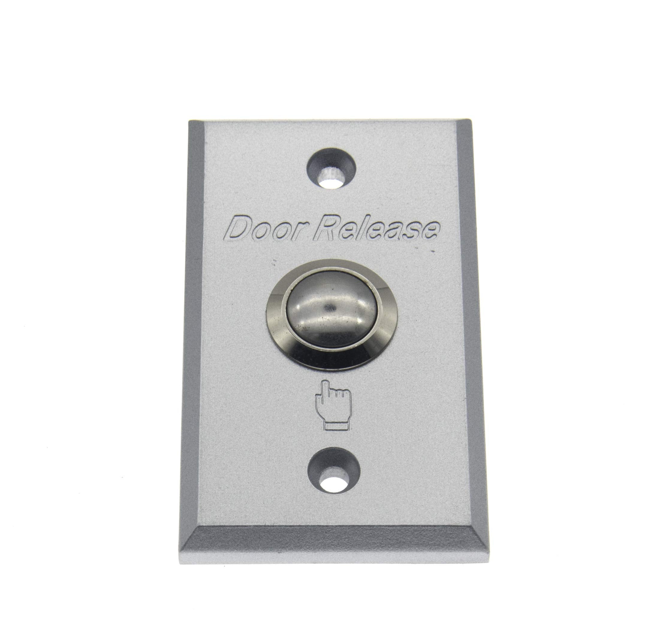 Resalet No/Com Push Exit Release Button Switch Aluminum Alloy Panel For Hollow Door Access Control Systems Home Secuirty