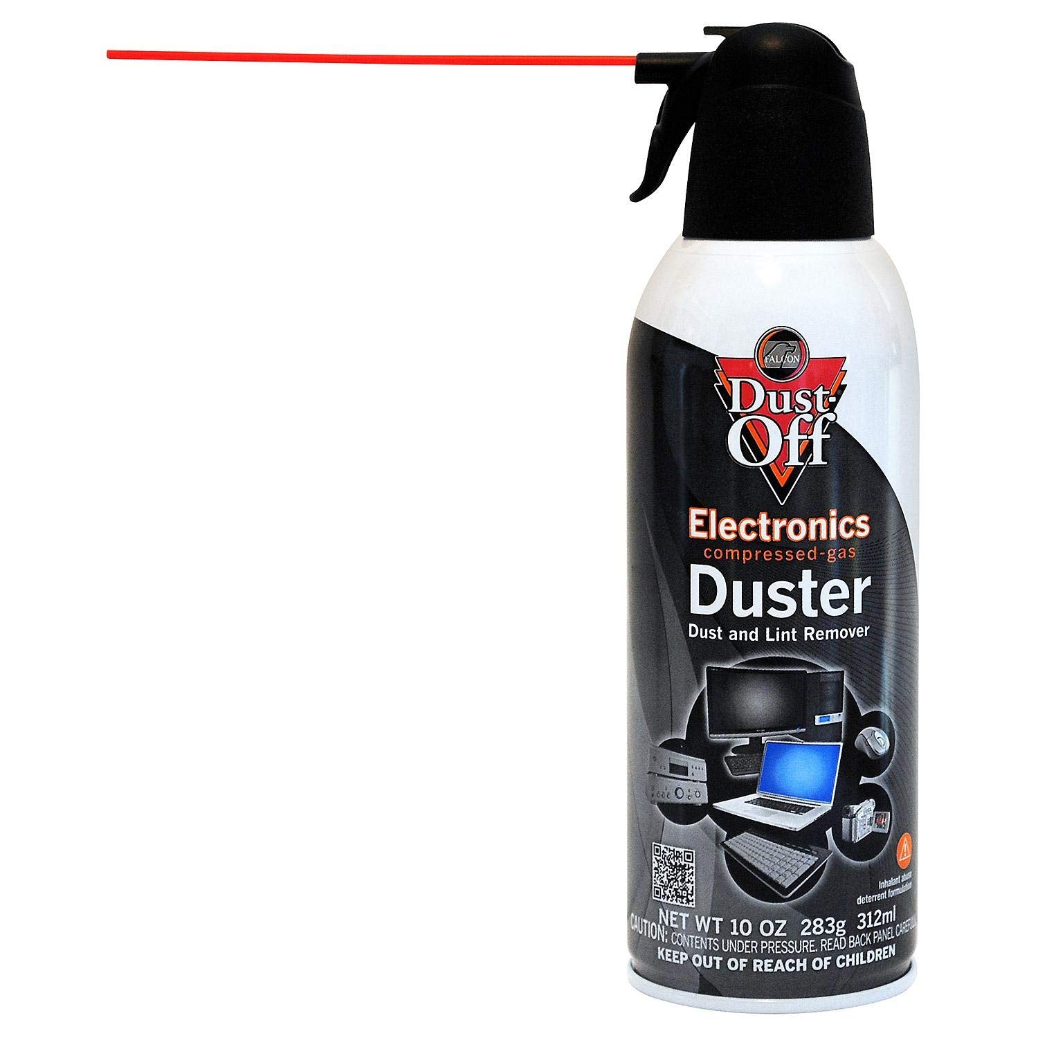 Dust Off Disposable Compressed Gas Duster, 10 Oz Cans, 2 Pack