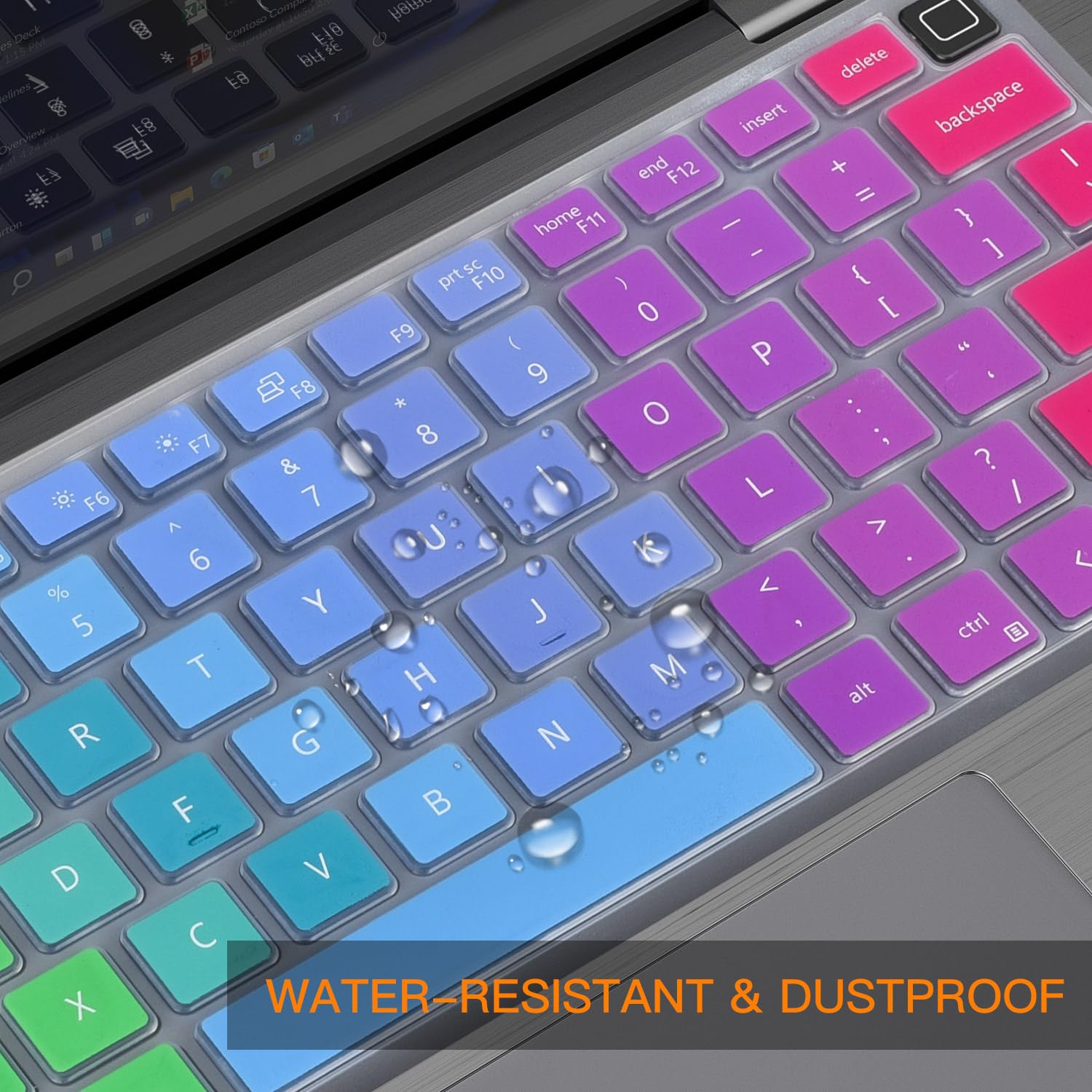 Colorful Keyboard Cover For Dell Latitude 3440 5440 5430 5431 5420 14'', Dell Latitude 7440 7430 7420 7410 14'', Dell Latitude 1