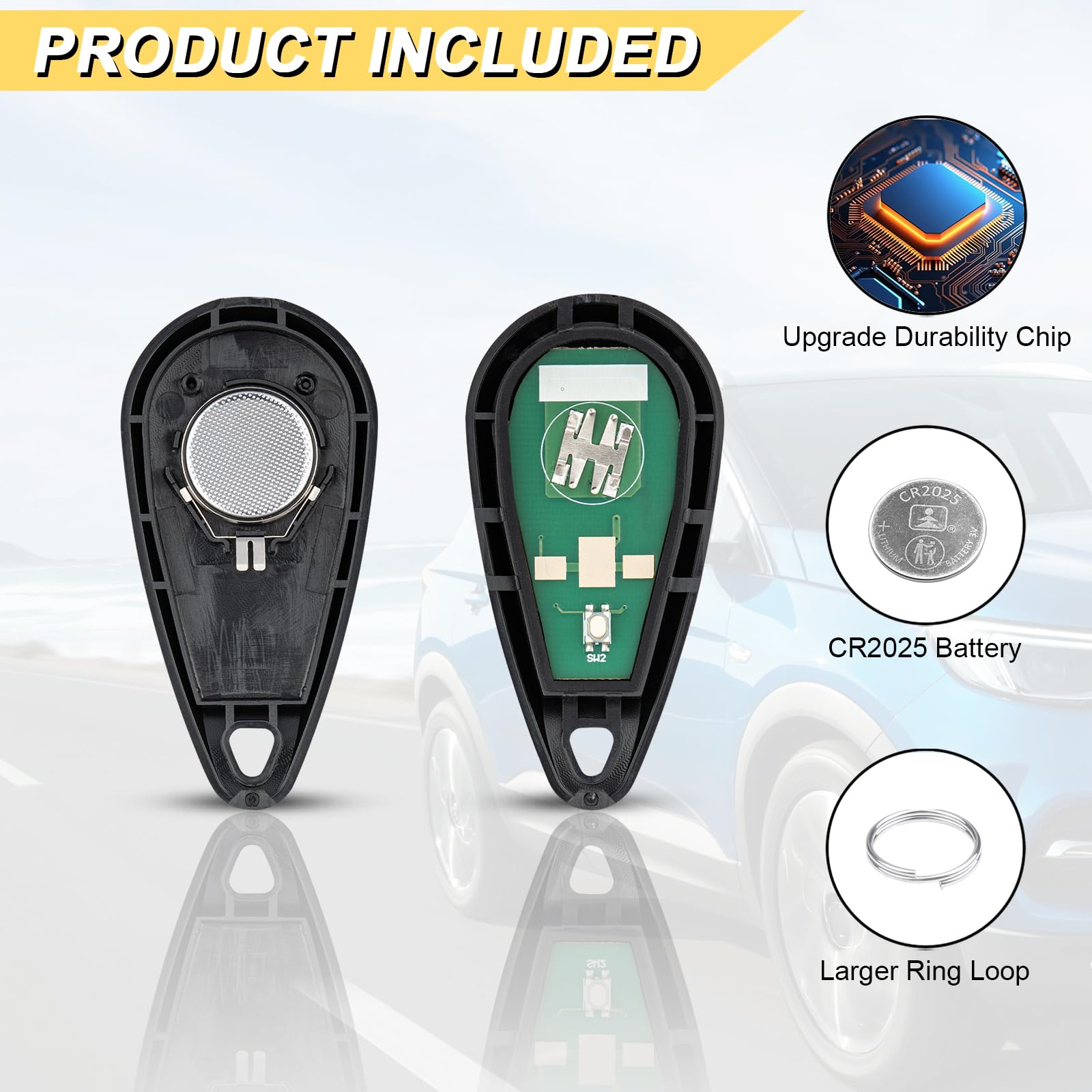 Vurkcy Key Fob Replacement For 2005-2008 Subaru Forester/ 05-07 Impreza Wrx Sti/ 2006 Baja Legacy Car Keyless Entry Remote Contr