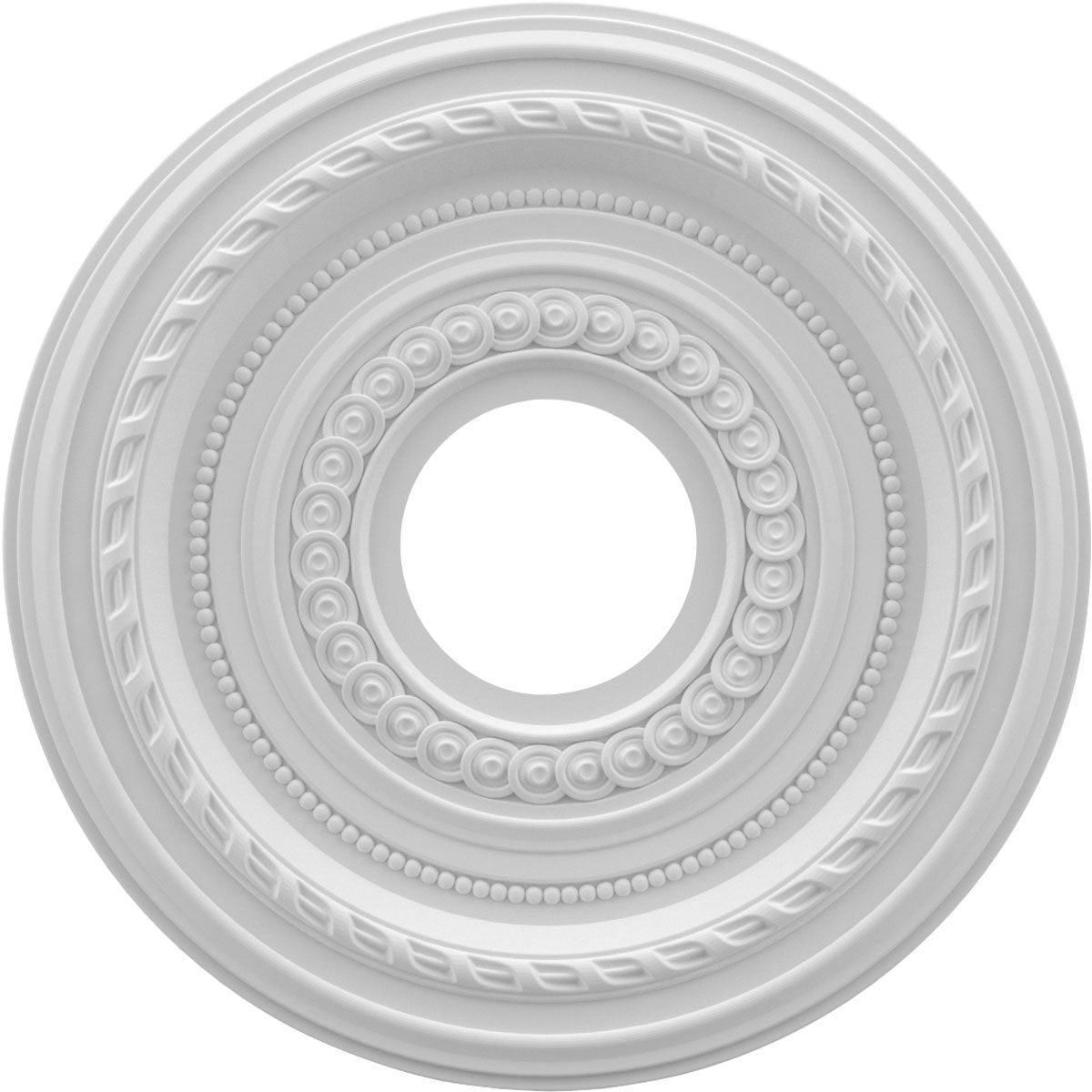 Ekena Millwork Cmp13Co Cole Ceiling Medallion, 13''Od, Unfinished