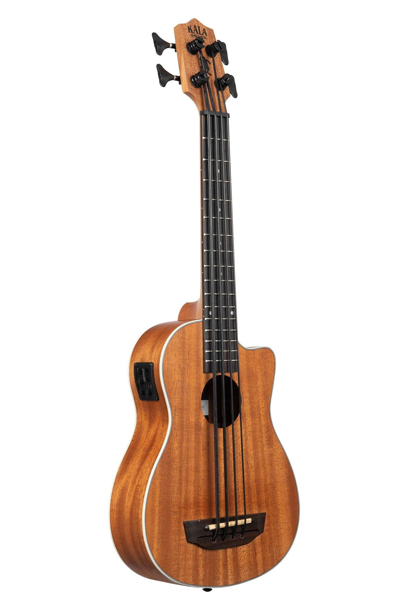 Kala Brand Music Co., 4 String Ukulele, Right, Natural, Ubass Scout Fs