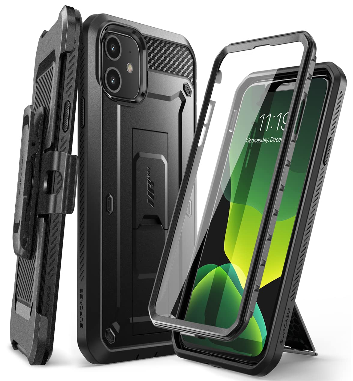 Supcase Unicorn Beetle Pro Series Case Designed For Iphone 11 6.1 Inch (2019 Release), Built In Screen Protector Full Body Rugge