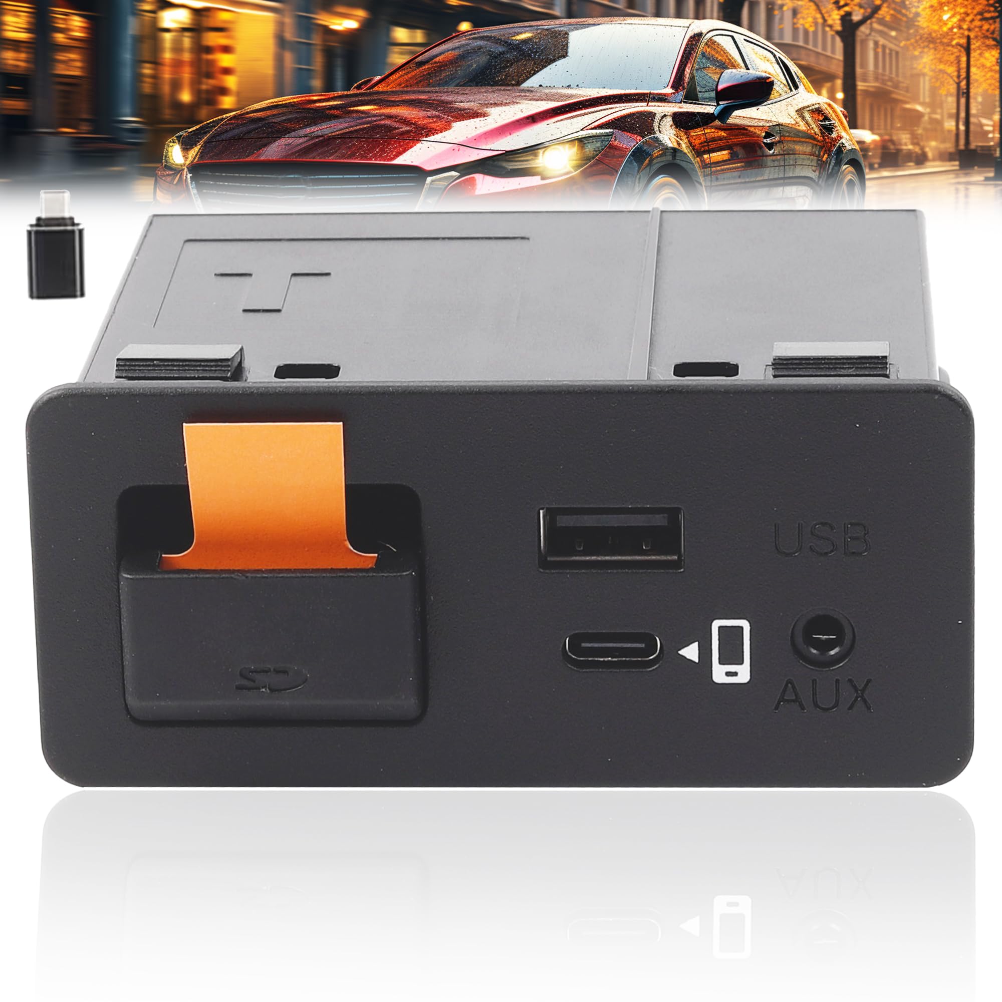 Dasbecan Tk78 66 9U0C Type C Mazda Apple Carplay Android Auto Retrofit Kit Compatible With Mazda 2 3 6 Cx3 Cx5 Cx9 Mx5 2014 2020