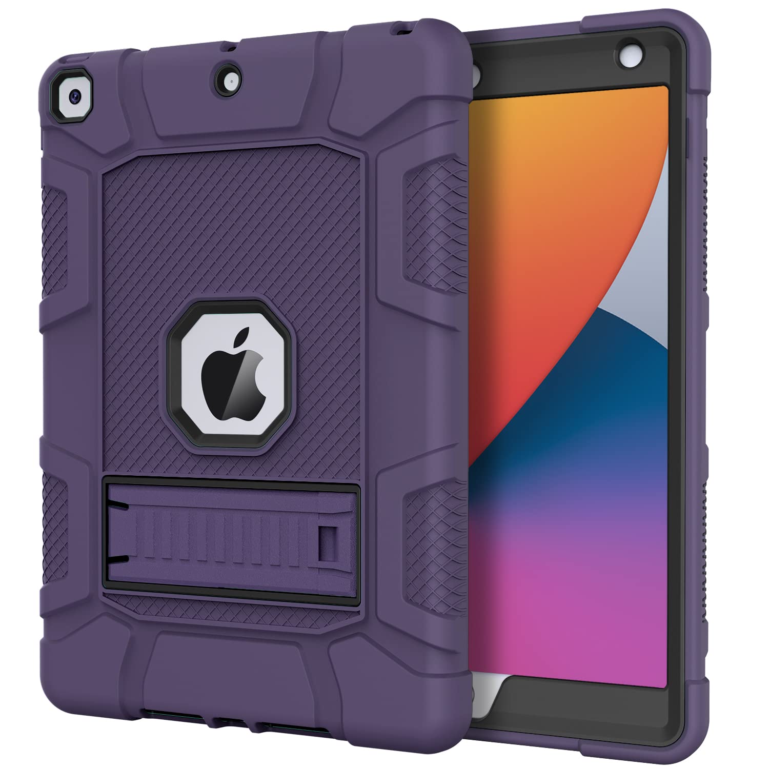 Azzsy Case For Ipad 9Th Generation/Ipad 8Th Generation/Ipad 7Th Generation (10.2 Inch, 2021/2020/2019 Model), Slim Heavy Duty Sh