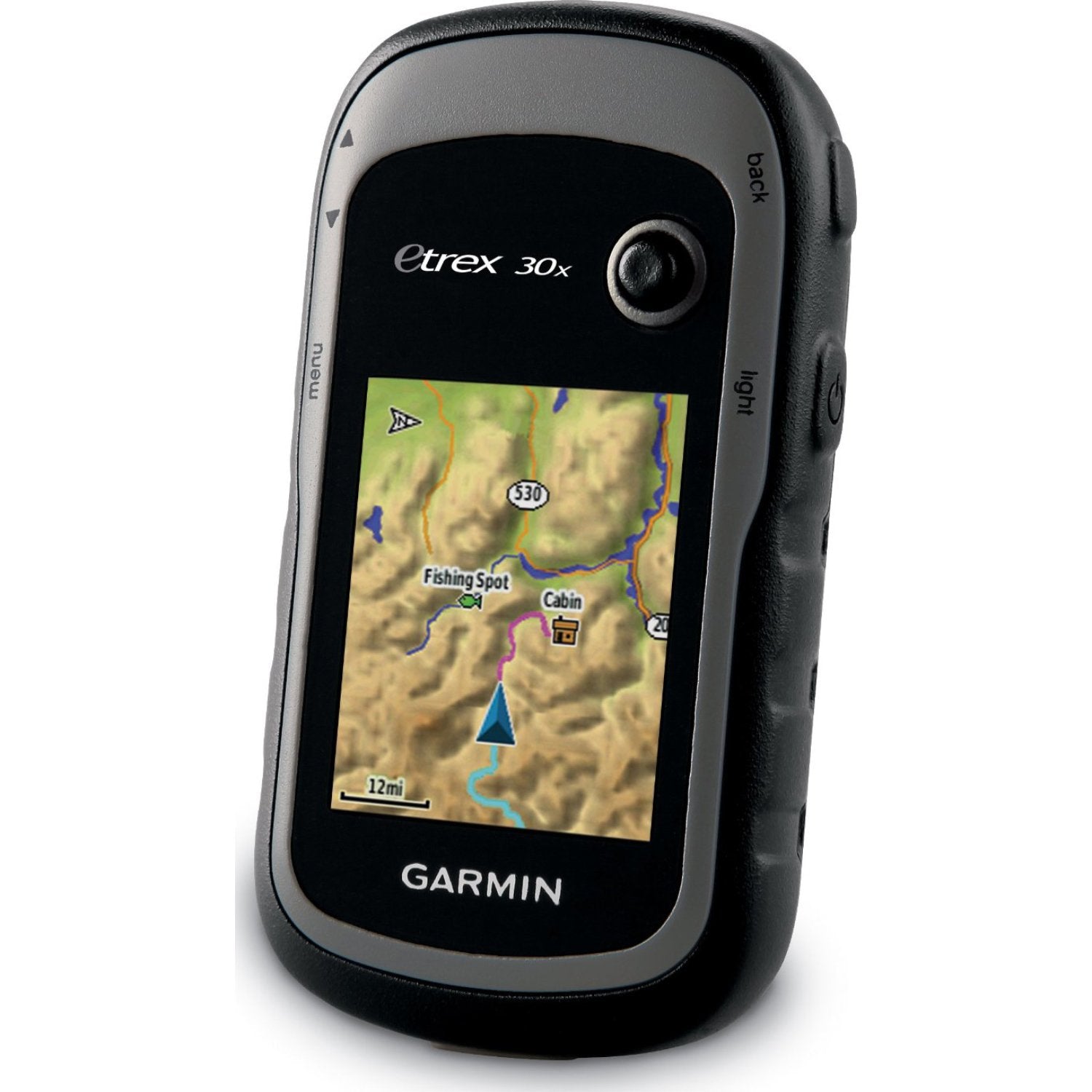Garmin eTrex 30x, Handheld GPS Navigator with 3-axis Compass, Enhanced Memory and Resolution, 2.2-inch Color Display, Water Resi